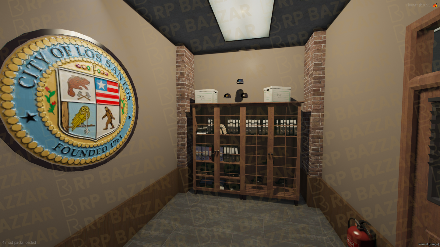 Central Police Station FiveM MLO — GTA RP Interior — ESX QB QBOX — RPBazzar
