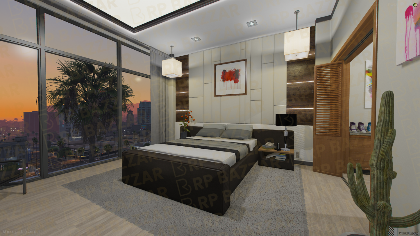 Stylish Apartment FiveM MLO — GTA RP Interior — ESX QB QBOX — RPBazzar