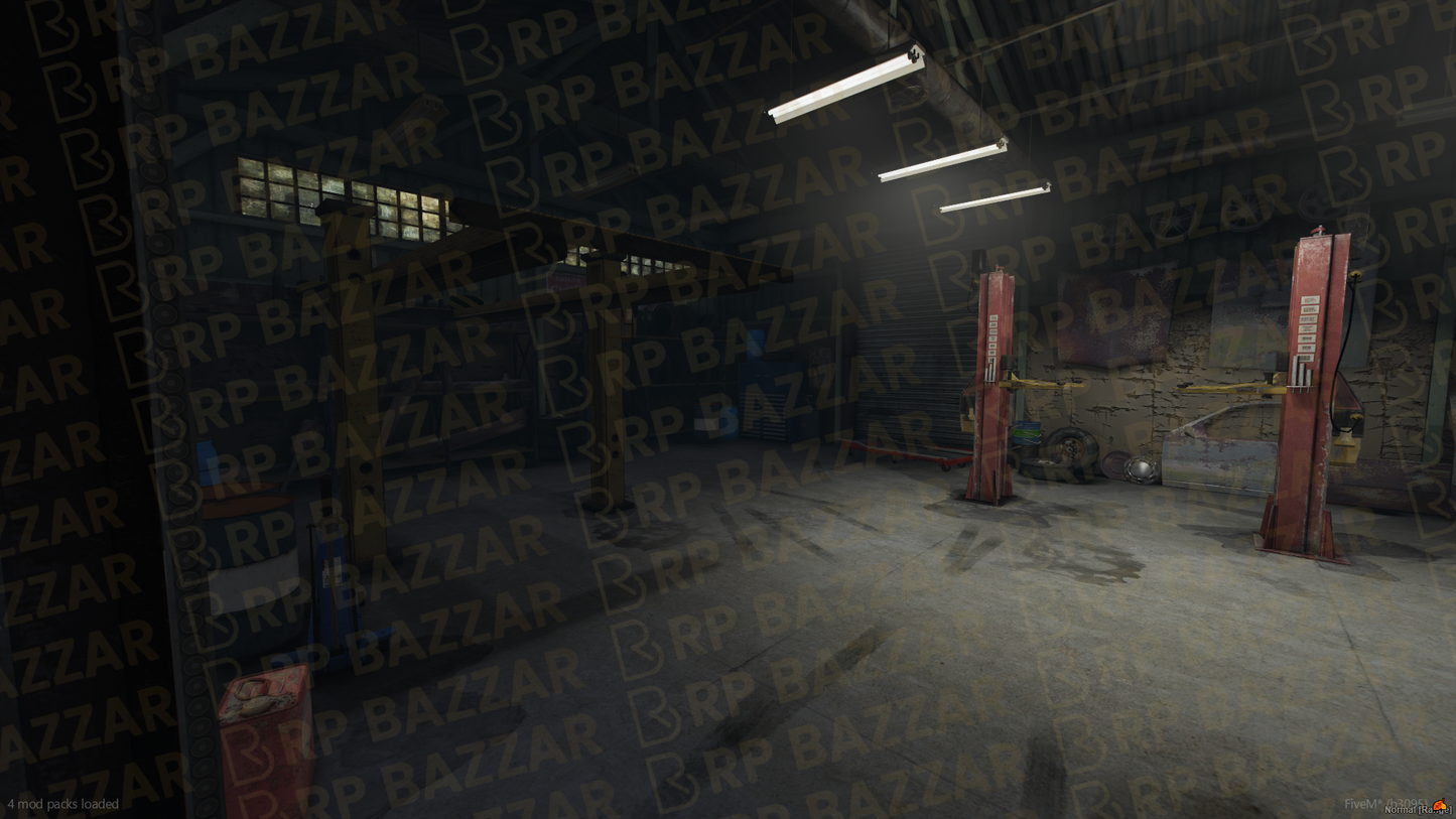 Urban Repair Station FiveM MLO — GTA RP Interior — ESX QB QBOX — RPBazzar