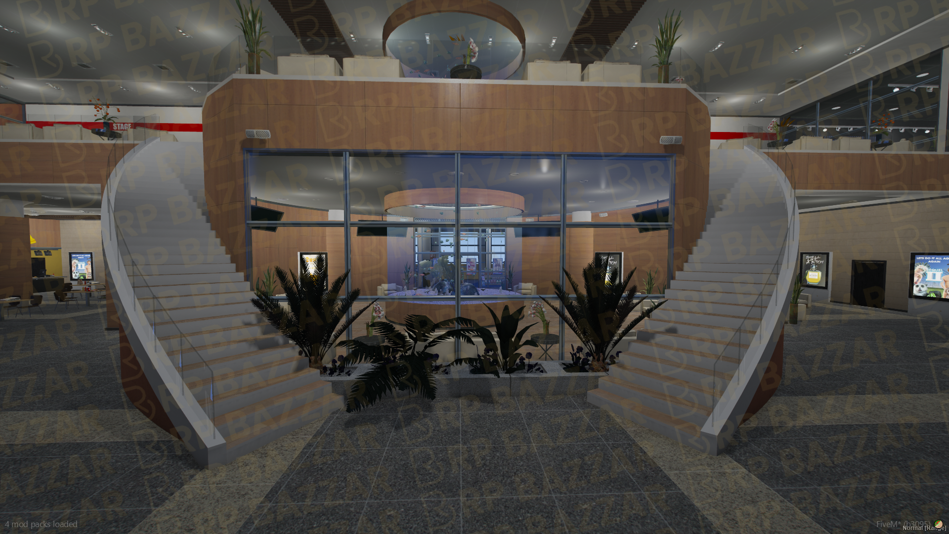Modern Shopping Mall FiveM MLO — GTA RP Interior — ESX QB QBOX — RPBazzar