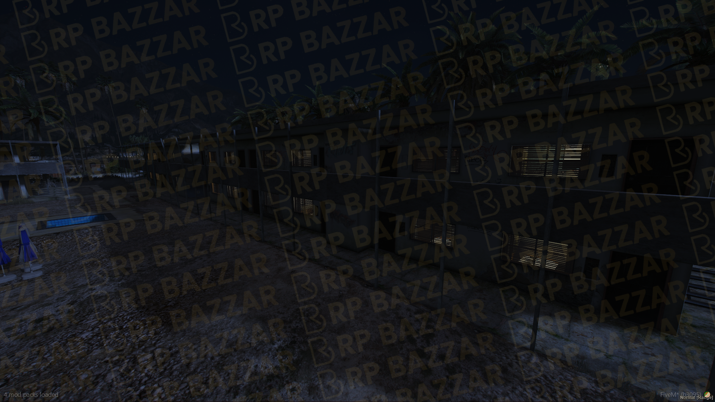Roadside Motel FiveM MLO — GTA RP Interior — ESX QB QBOX — RPBazzar