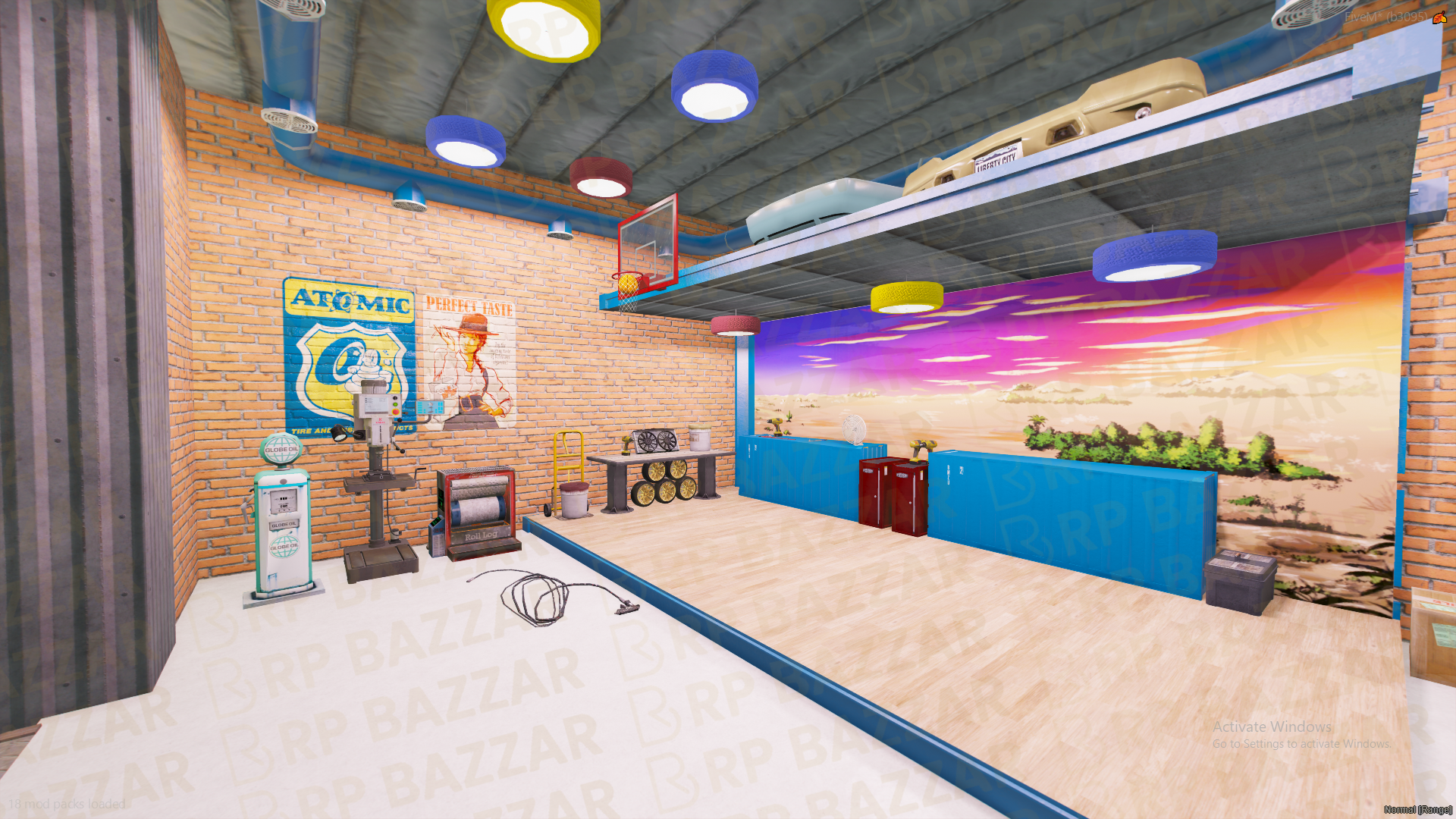 Exclusive Mechanic Shop FiveM MLO — GTA RP Interior — ESX QB QBOX — RPBazzar