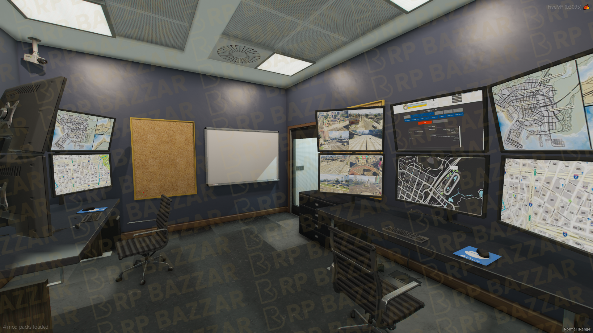 Industrial Police Station FiveM MLO — GTA RP Interior — ESX QB QBOX — RPBazzar