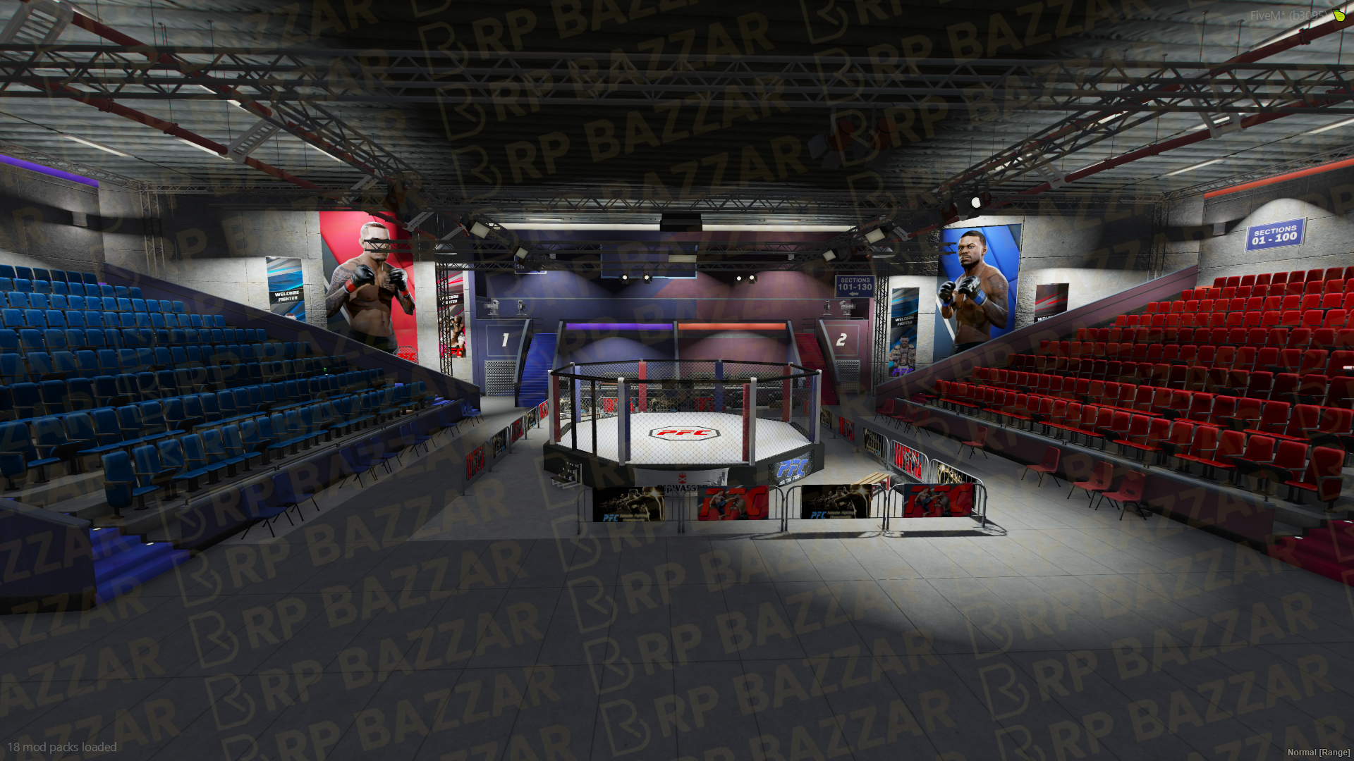 Brutal Boxing Ring FiveM MLO — GTA RP Interior — ESX QB QBOX — RPBazzar