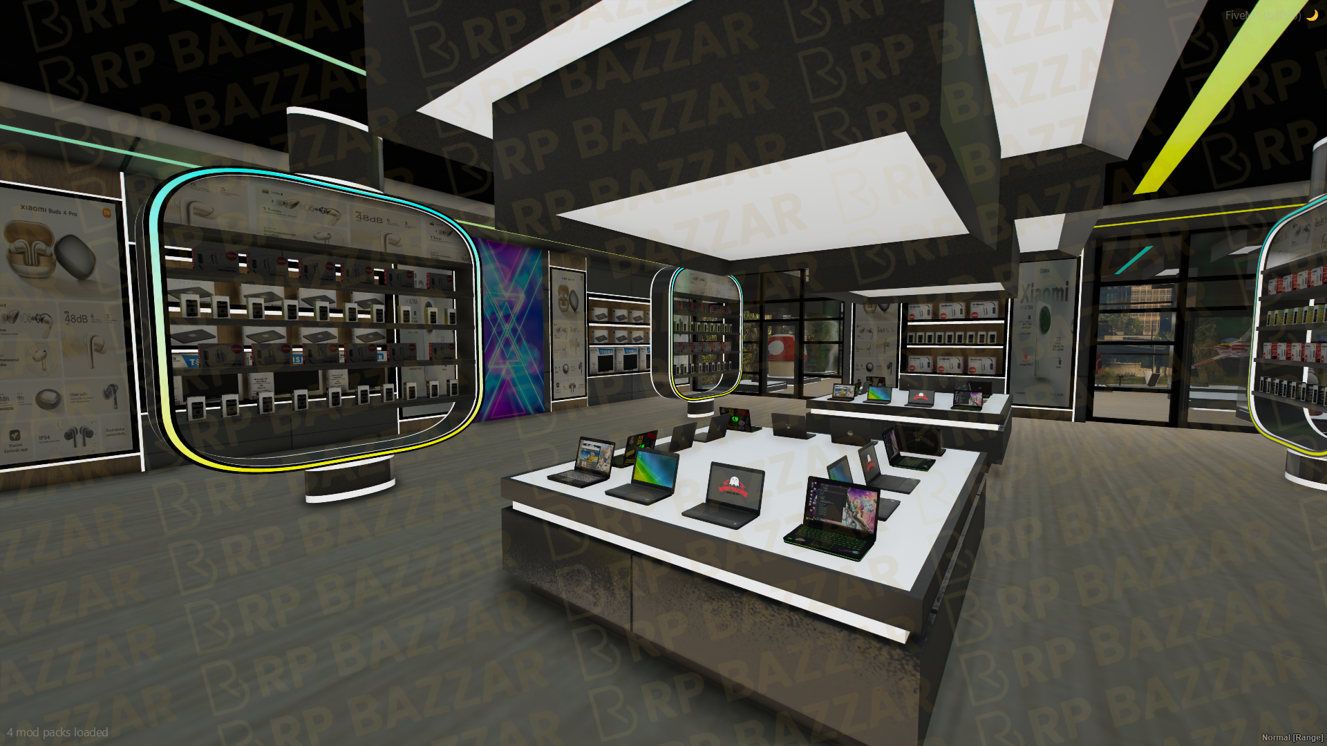 Mega Shopping Mall FiveM MLO — GTA RP Interior — ESX QB QBOX — RPBazzar