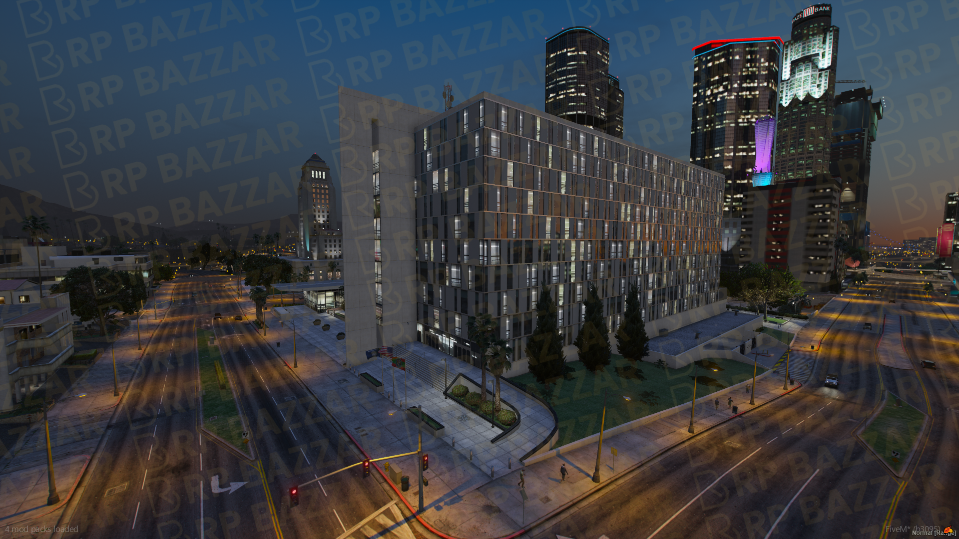 Tactical Police Station FiveM MLO — GTA RP Interior — ESX QB QBOX — RPBazzar