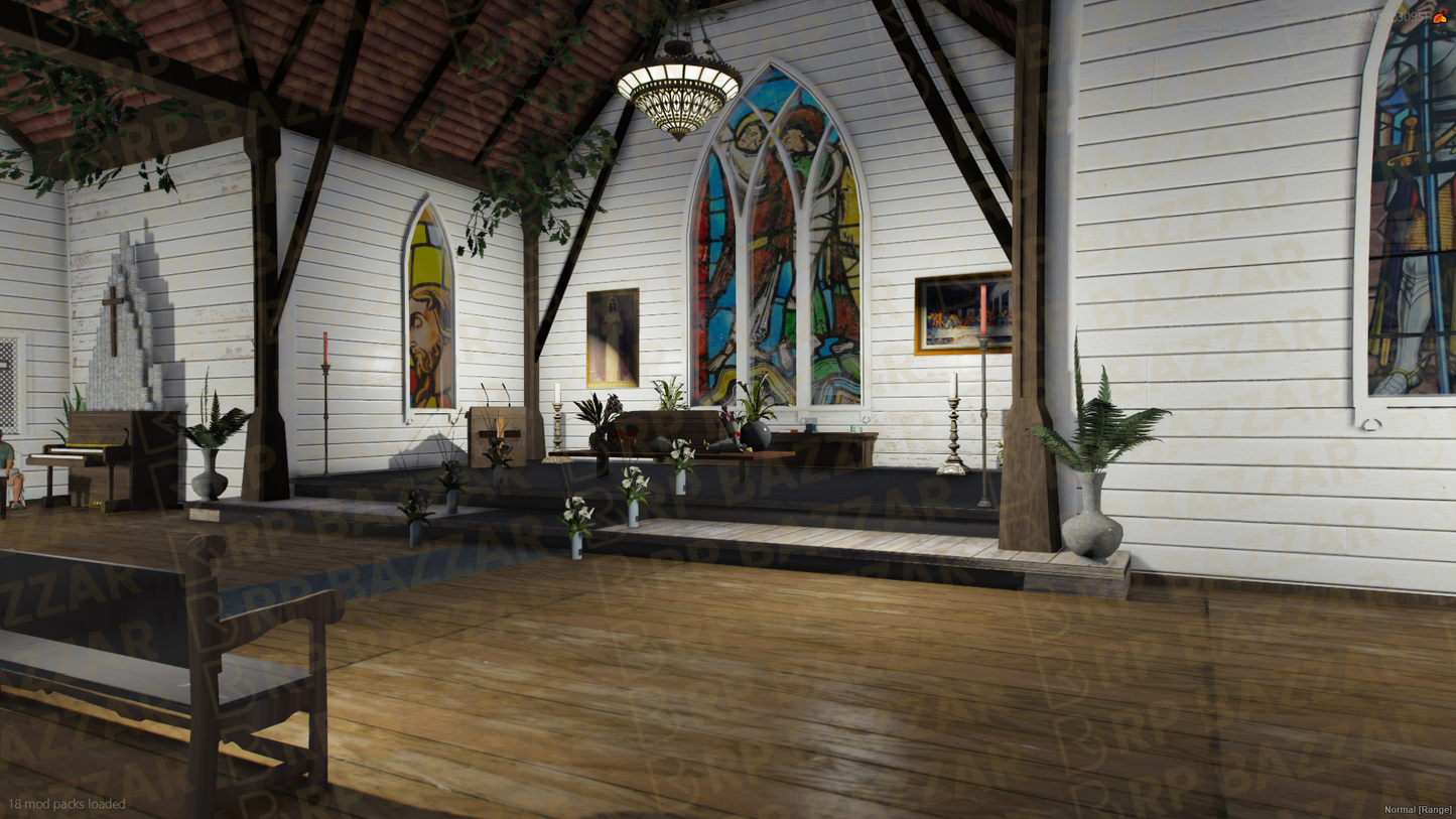 Grace Church FiveM MLO — GTA RP Interior — ESX QB QBOX — RPBazzar