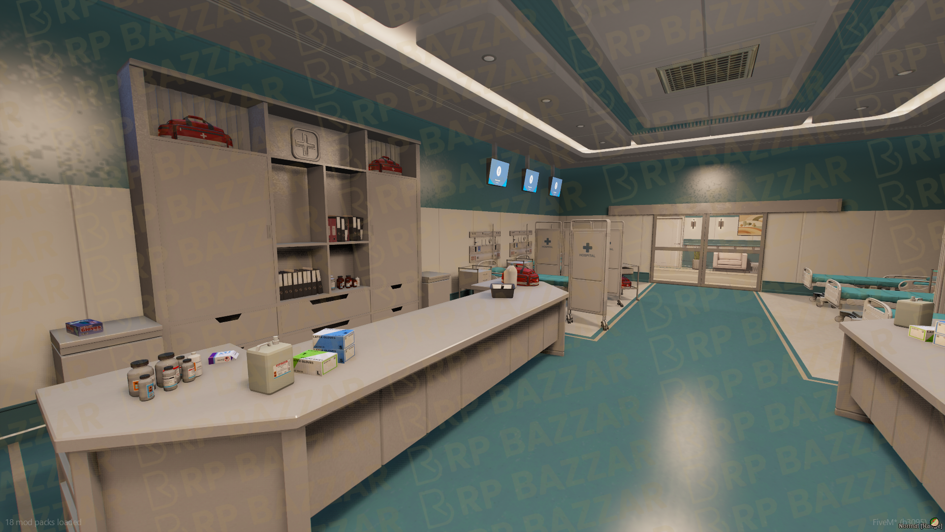 Sunrise Hospital FiveM MLO — GTA RP Interior — ESX QB QBOX — RPBazzar