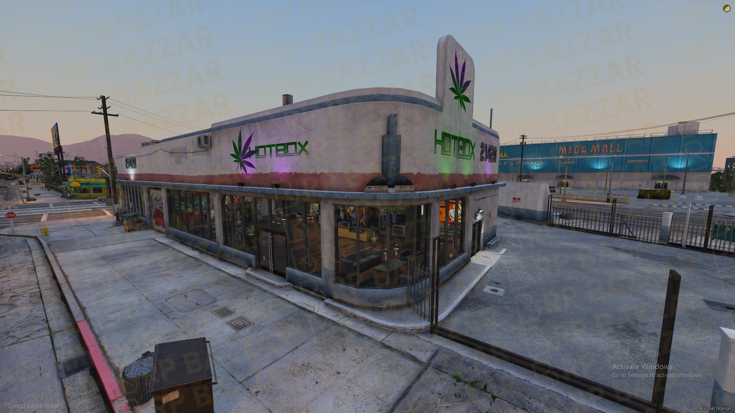 Modern Weed Store FiveM MLO — GTA RP Interior — ESX QB QBOX — RPBazzar