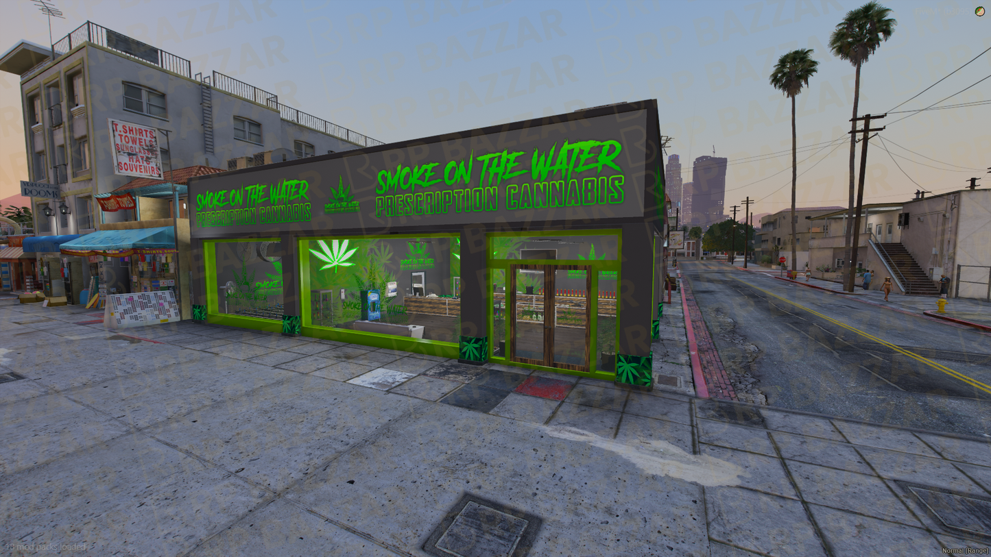 Backstreet Weed Store FiveM MLO — GTA RP Interior — ESX QB QBOX — RPBazzar