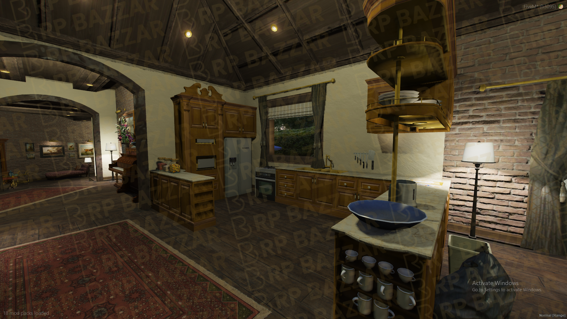 Dark House FiveM MLO — GTA RP Interior — ESX QB QBOX — RPBazzar