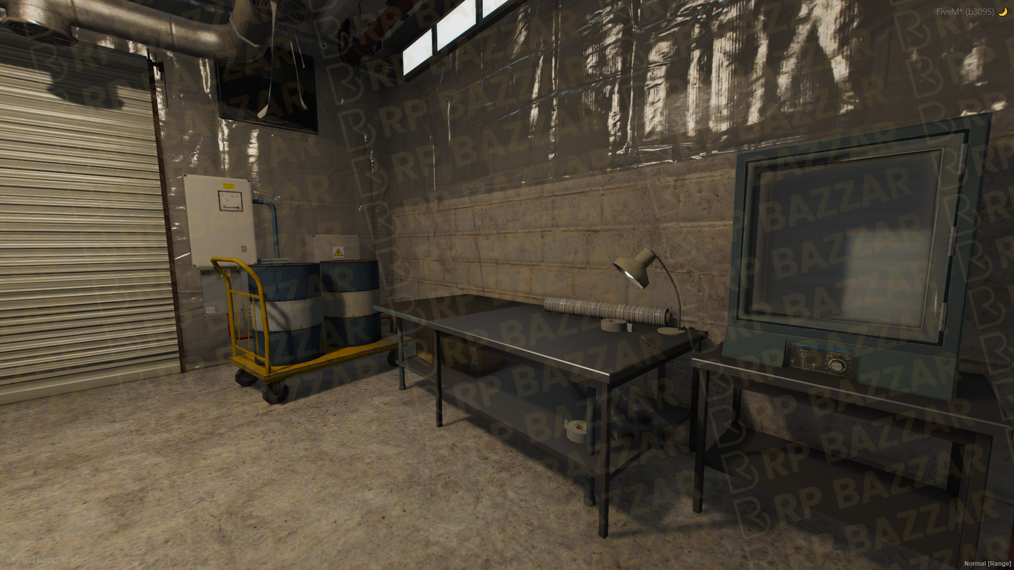 Makeshift Drug Lab FiveM MLO — GTA RP Interior — ESX QB QBOX — RPBazzar