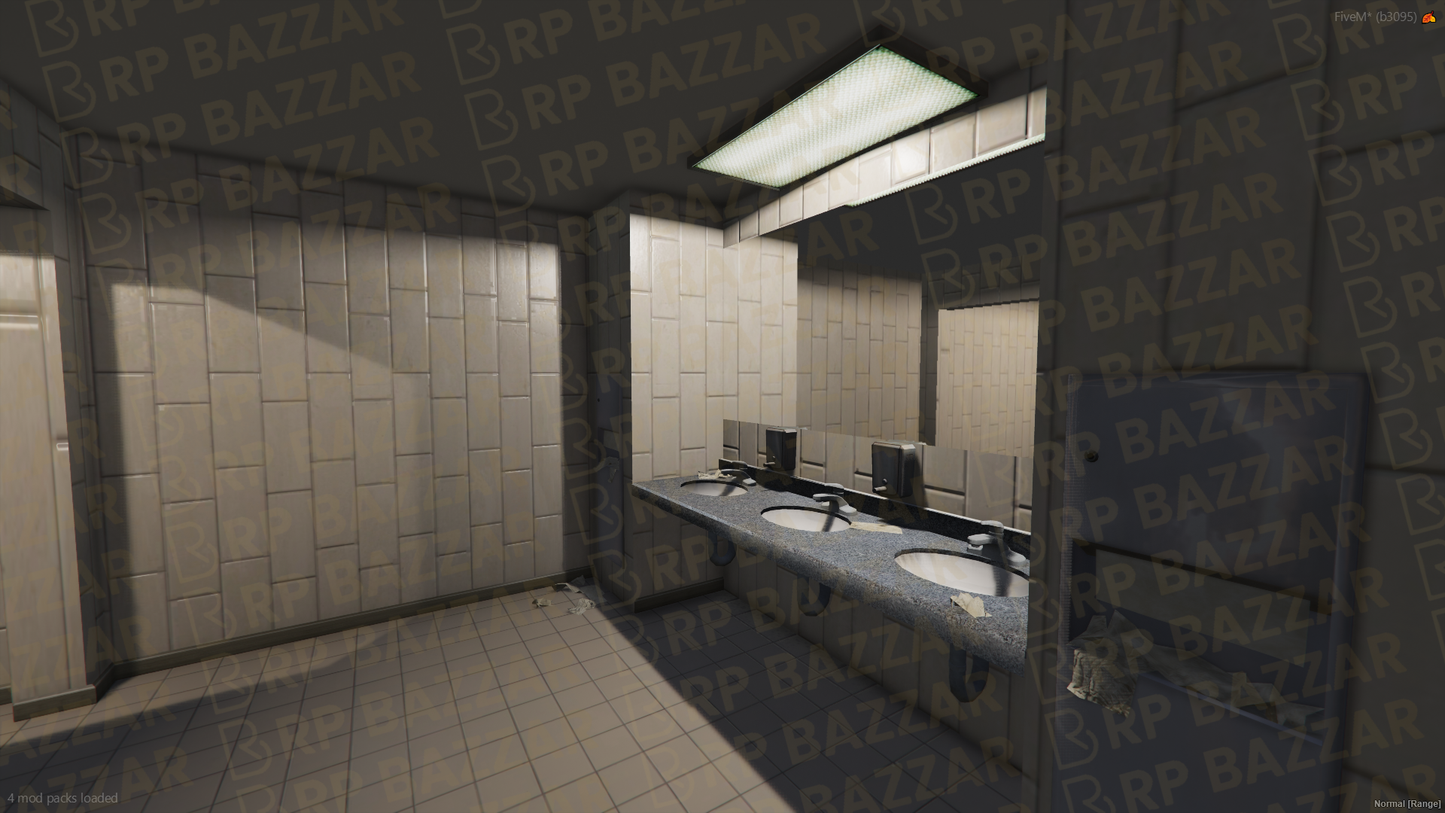 Industrial Police Station FiveM MLO — GTA RP Interior — ESX QB QBOX — RPBazzar