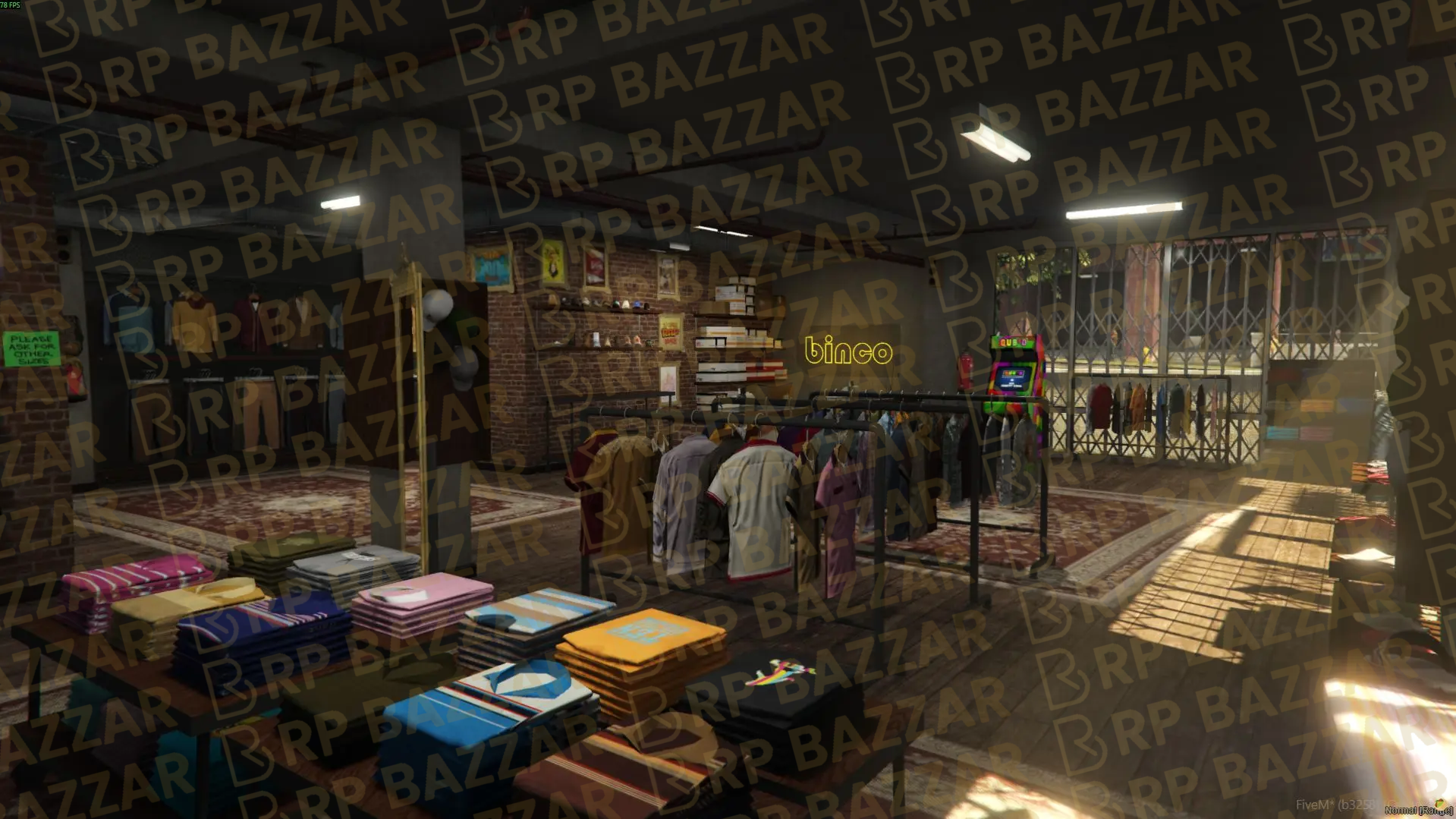 010.Clothing Store FiveM MLO — rpbazzar