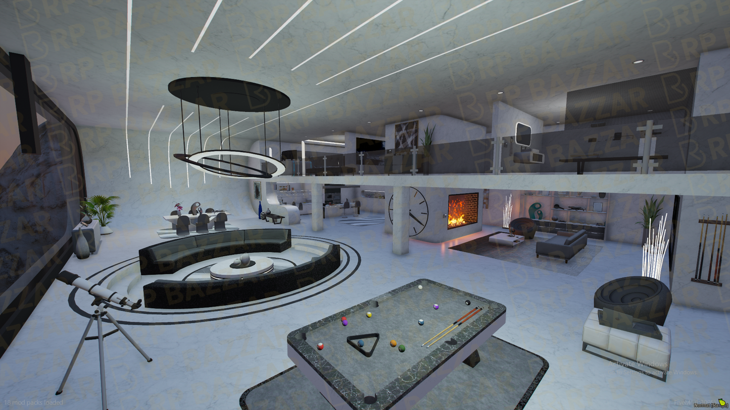 Downtown House FiveM MLO — GTA RP Interior — ESX QB QBOX — RPBazzar