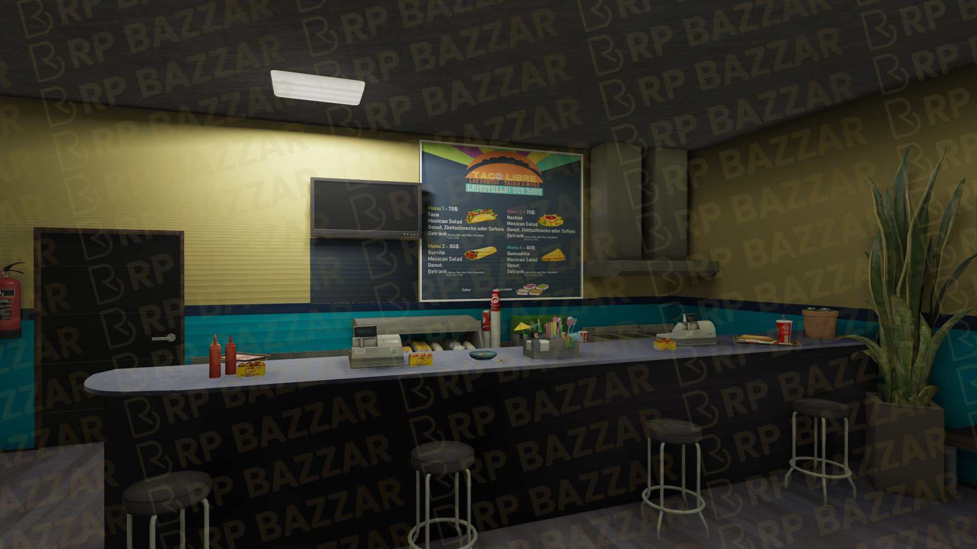 Urban Taco Stand FiveM MLO — GTA RP Interior — ESX QB QBOX — RPBazzar