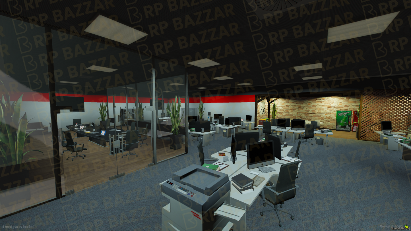 Broadcast Weazel News FiveM MLO — GTA RP Interior — ESX QB QBOX — RPBazzar