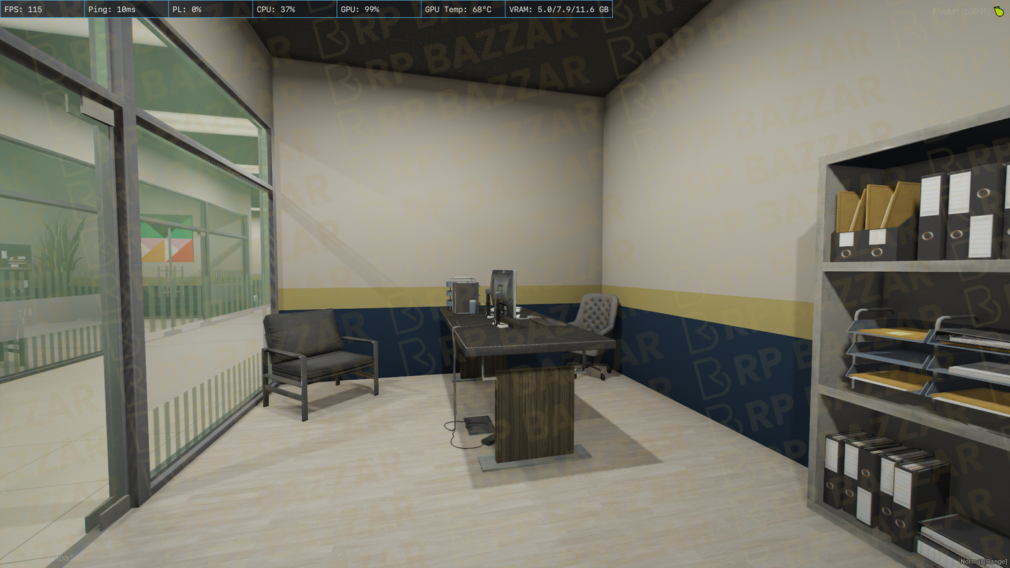 Spacious Office FiveM MLO — GTA RP Interior — ESX QB QBOX — RPBazzar