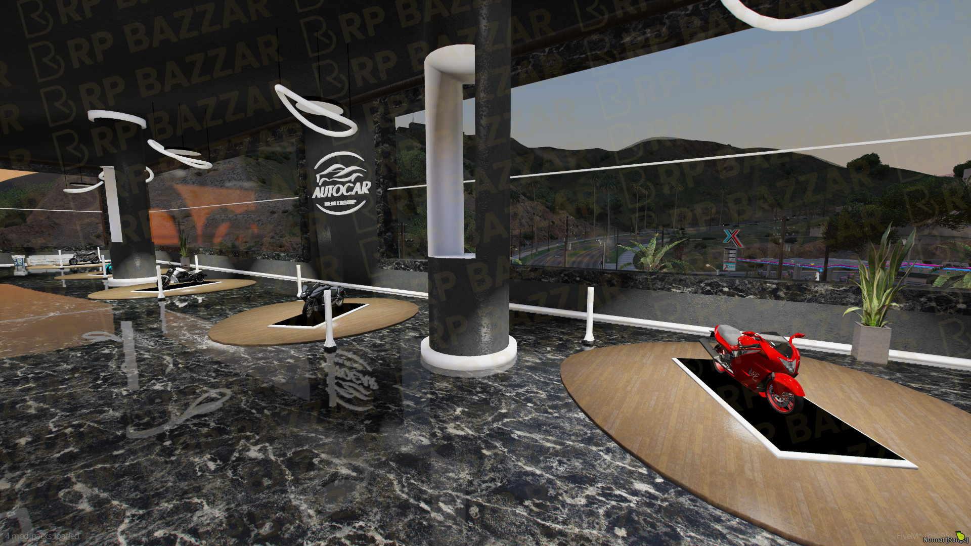 Velocity Vehicle Shop FiveM MLO — GTA RP Interior — ESX QB QBOX — RPBazzar