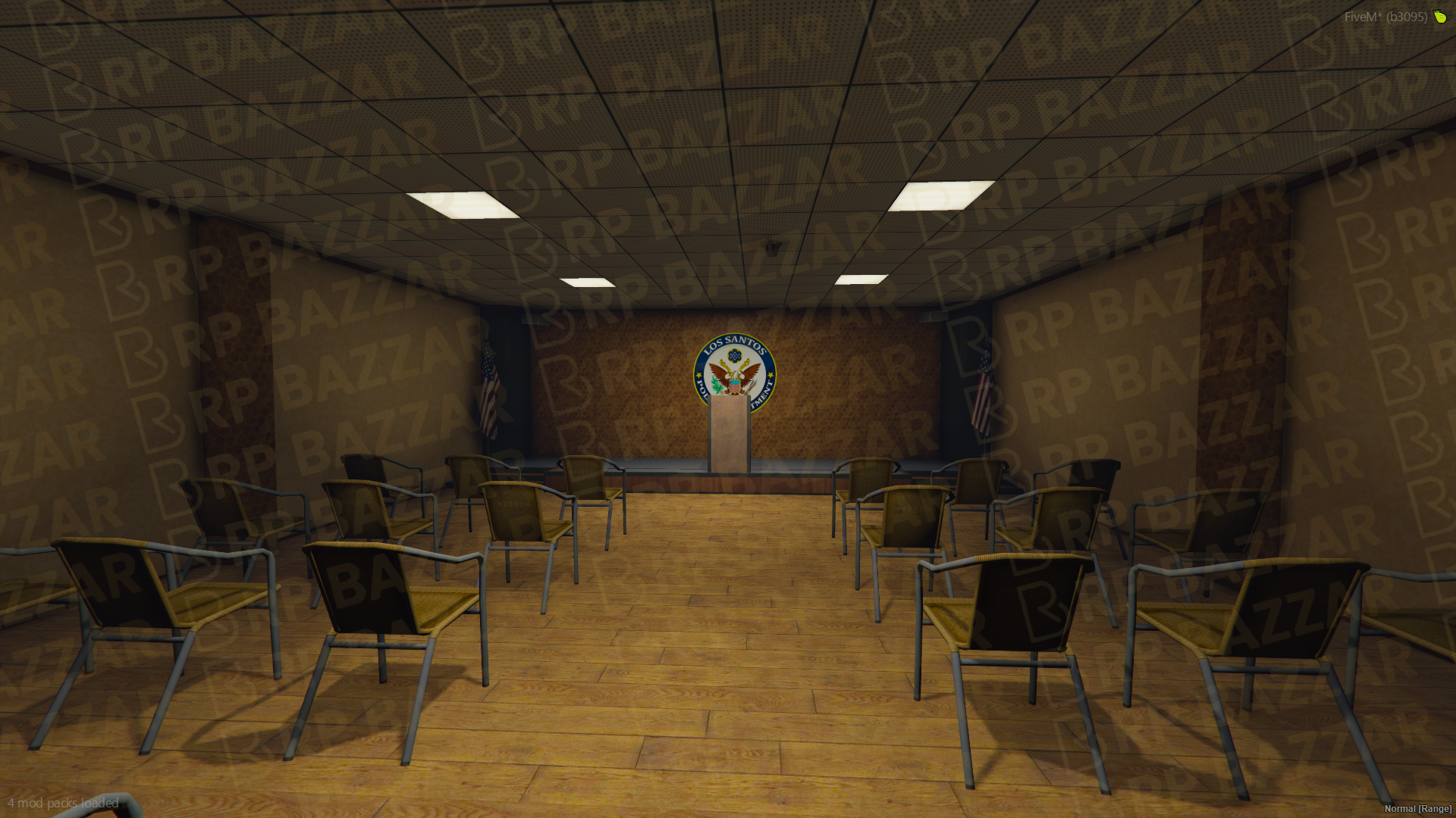 Southside Police Station FiveM MLO — GTA RP Interior — ESX QB QBOX — RPBazzar
