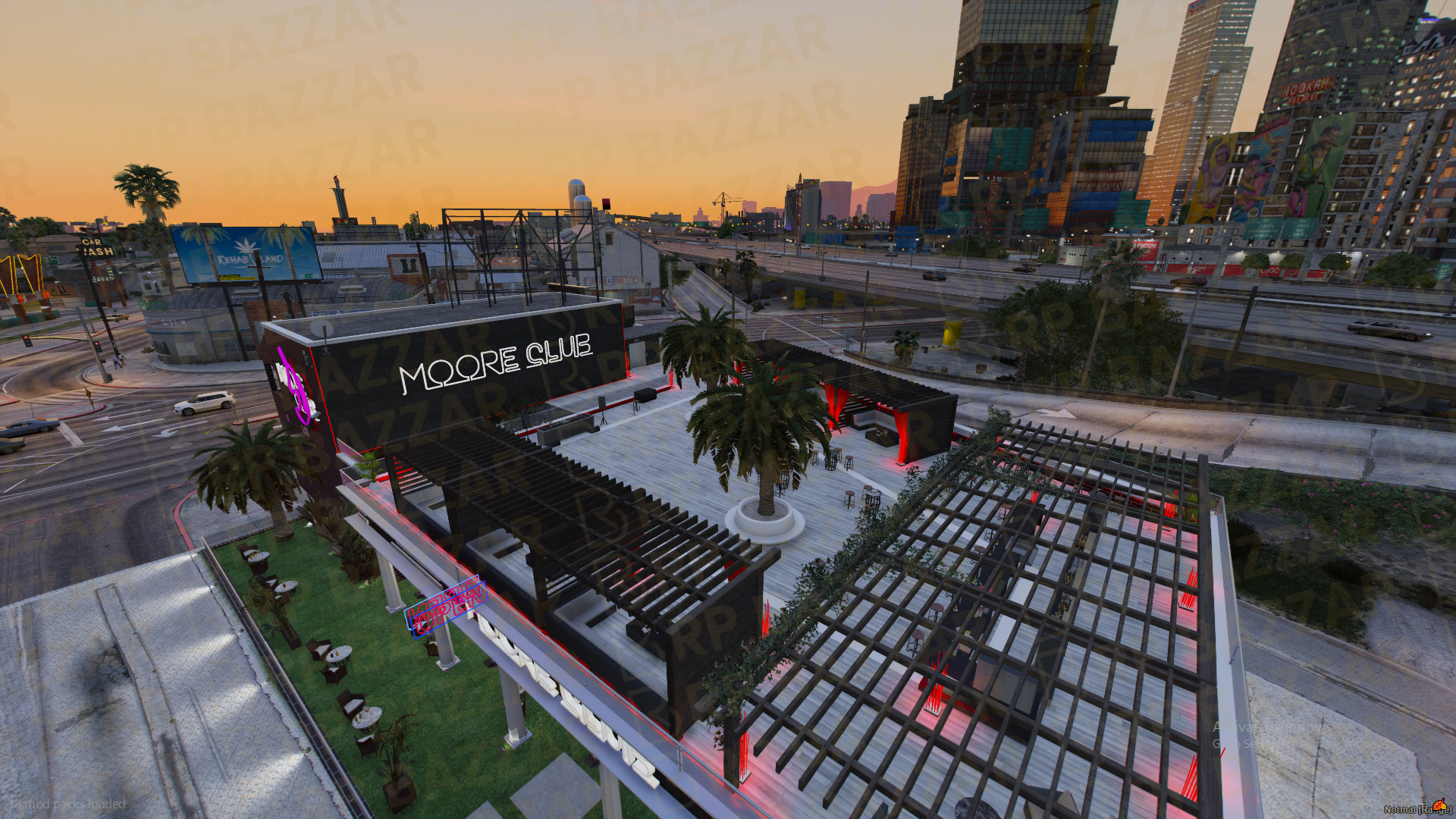 Rooftop Nightclub FiveM MLO — GTA RP Interior — ESX QB QBOX — RPBazzar