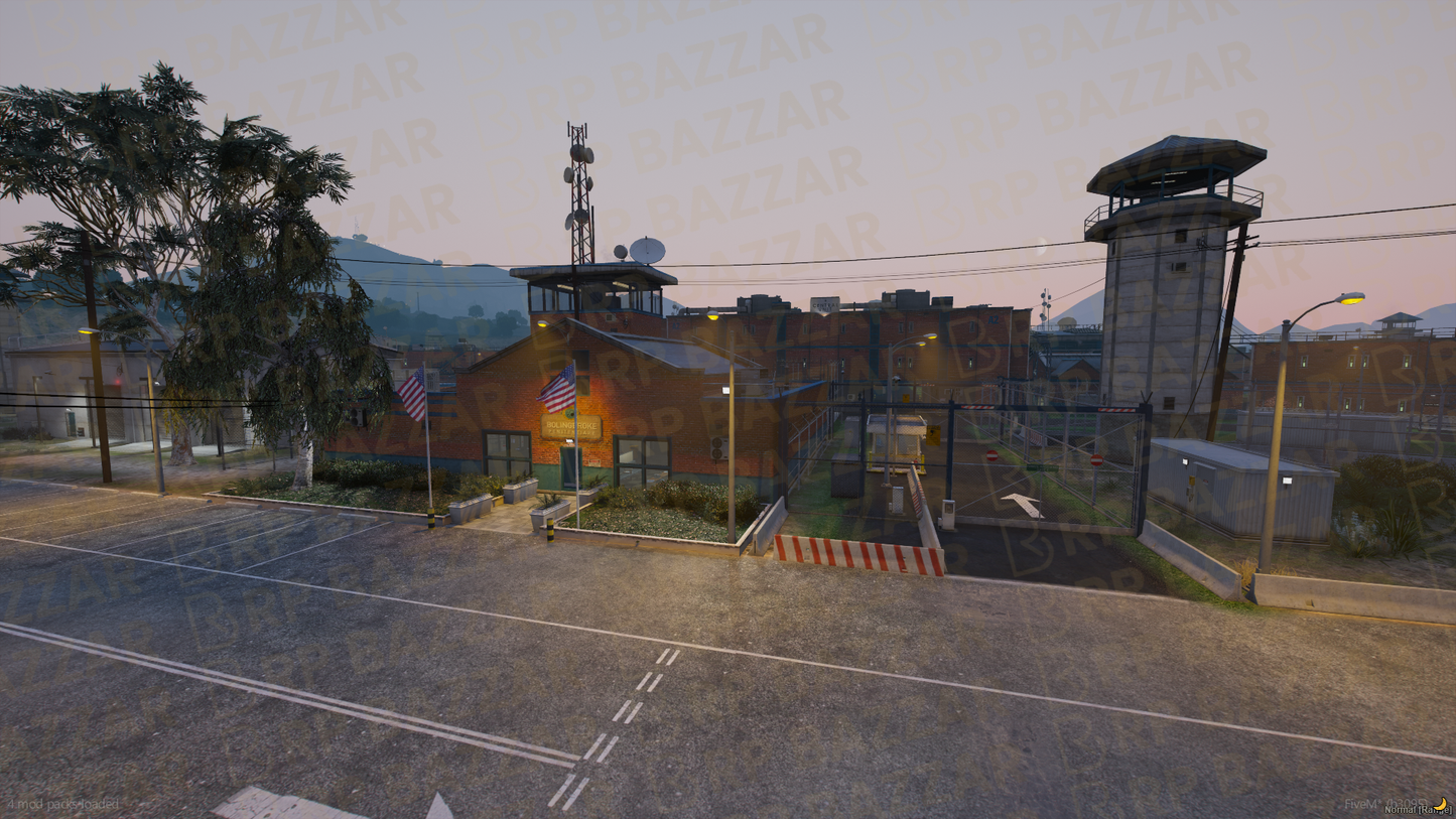 State Prison FiveM MLO — GTA RP Interior — ESX QB QBOX — RPBazzar