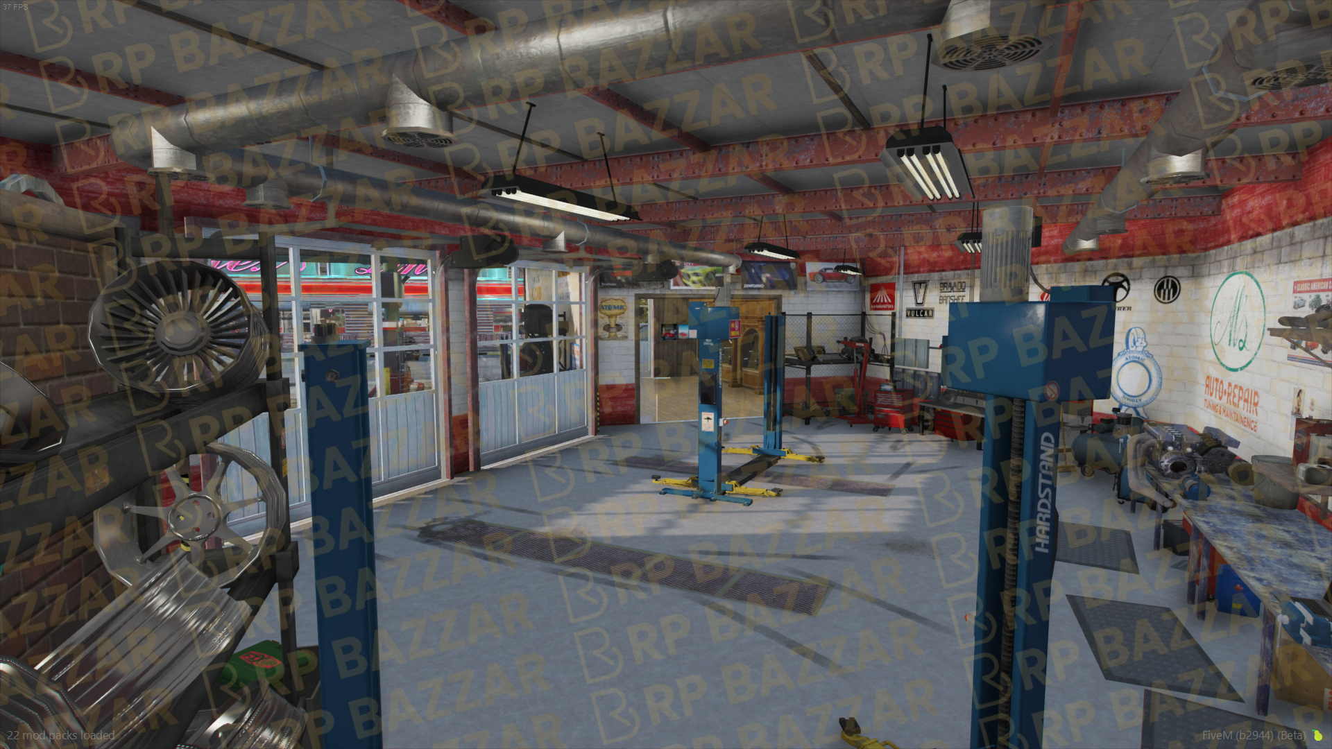 Premium Cafe FiveM MLO — GTA RP Interior — ESX QB QBOX — RPBazzar