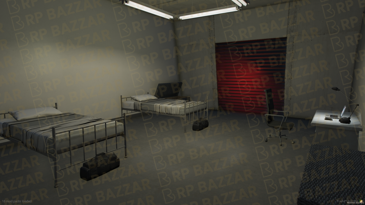 Armored Bunker FiveM MLO — GTA RP Interior — ESX QB QBOX — RPBazzar