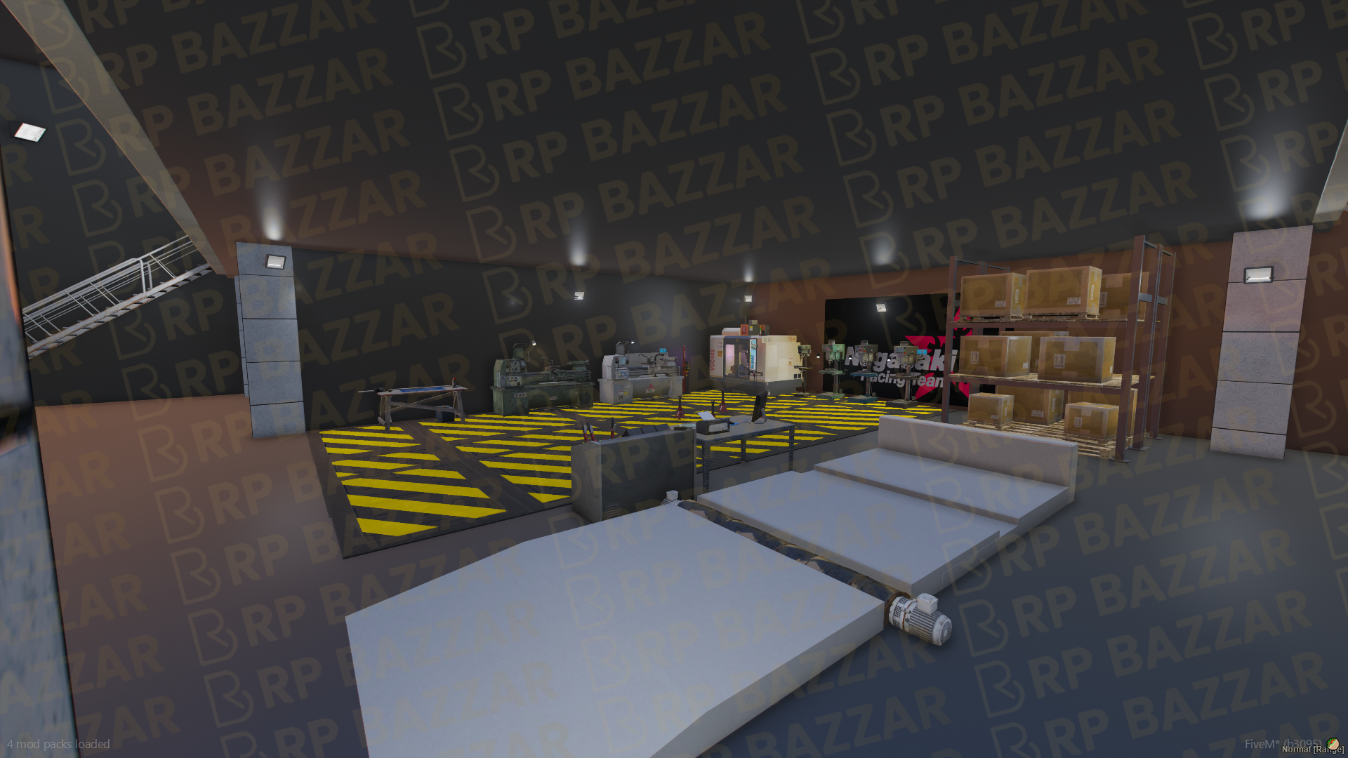 Metro Vehicle Shop FiveM MLO — GTA RP Interior — ESX QB QBOX — RPBazzar