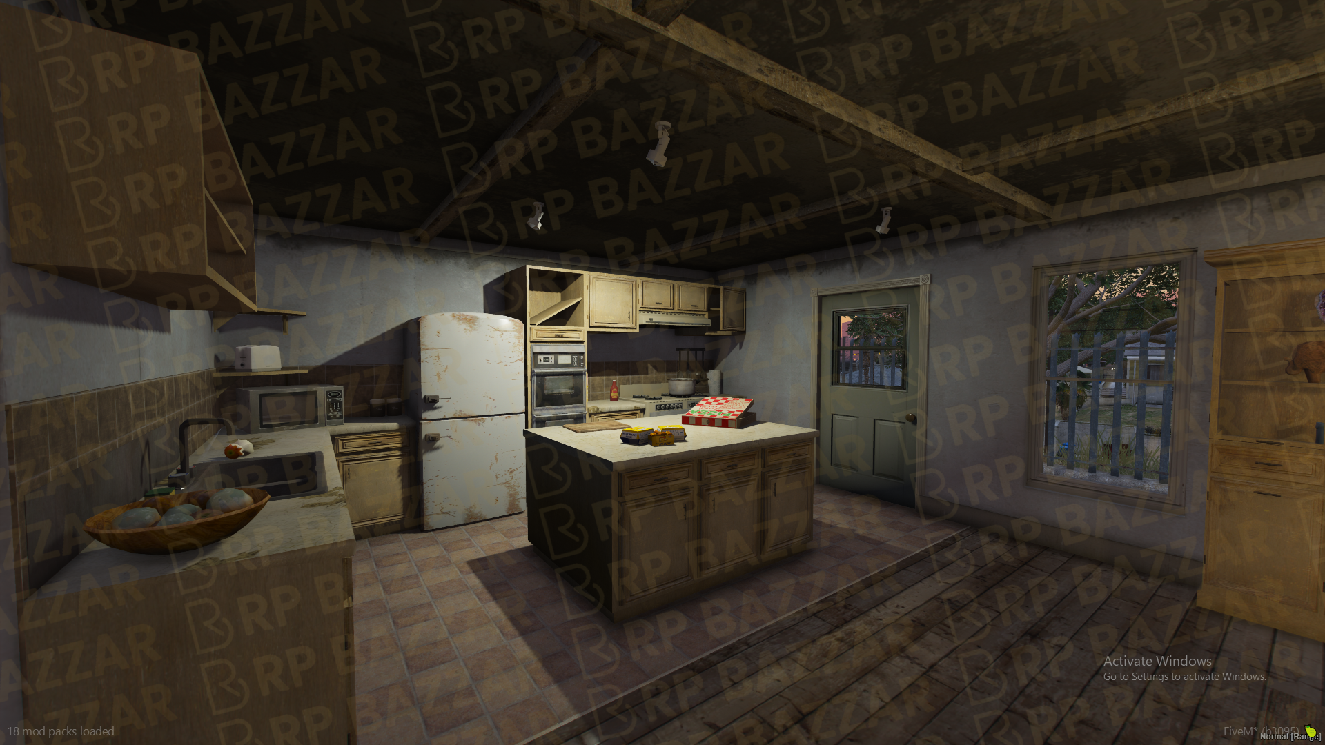 Rooftop House FiveM MLO — GTA RP Interior — ESX QB QBOX — RPBazzar