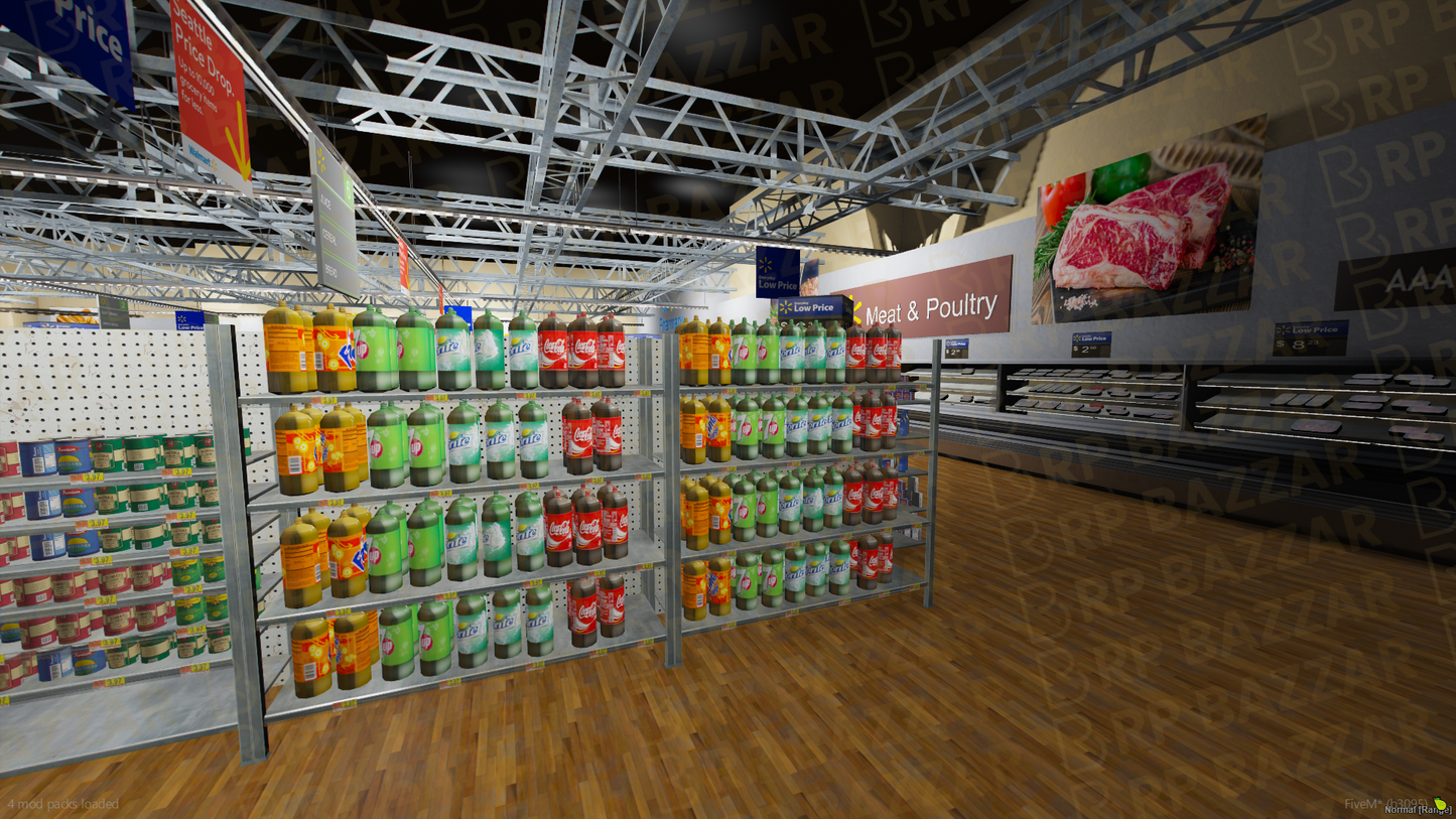 Premium Shopping Mall FiveM MLO — GTA RP Interior — ESX QB QBOX — RPBazzar