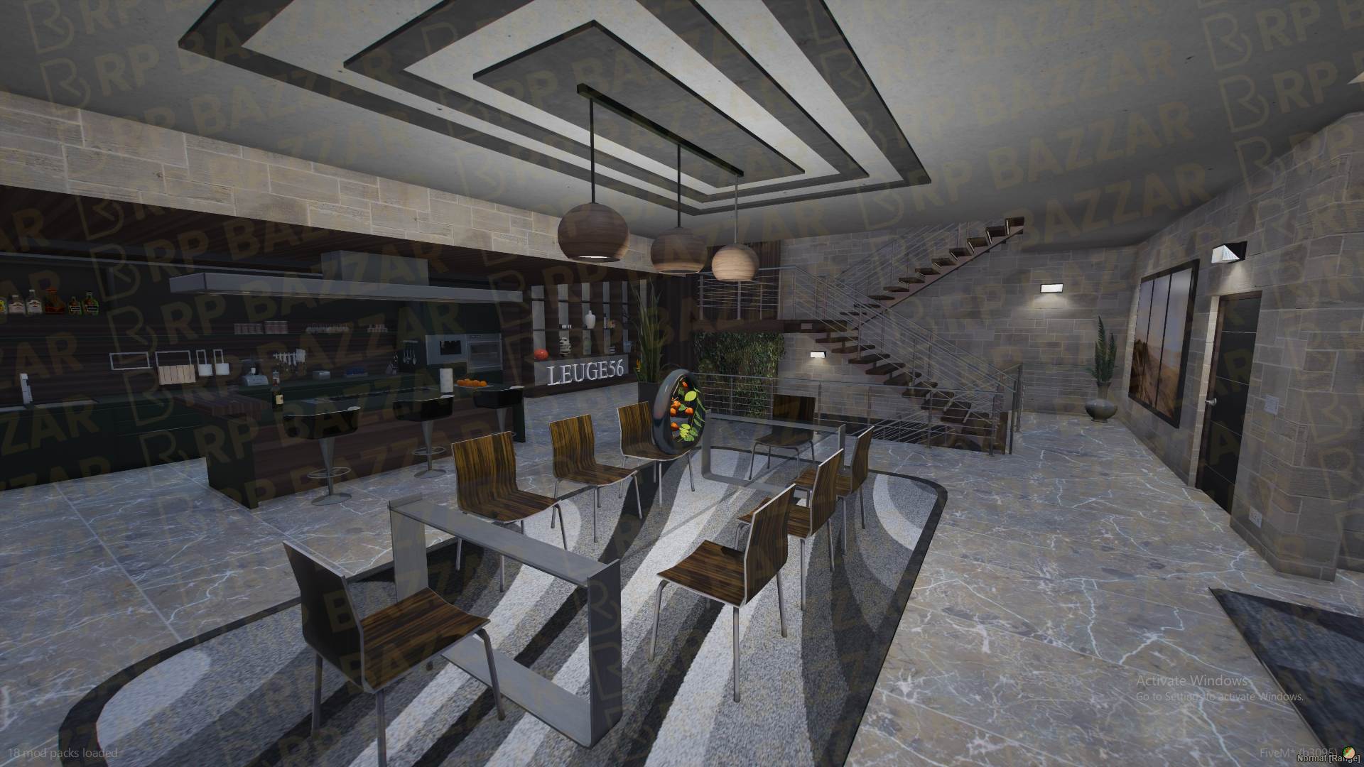Vintage Mansion FiveM MLO — GTA RP Interior — ESX QB QBOX — RPBazzar