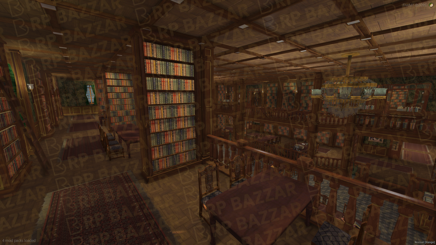 Grand Library FiveM MLO — GTA RP Interior — ESX QB QBOX — RPBazzar