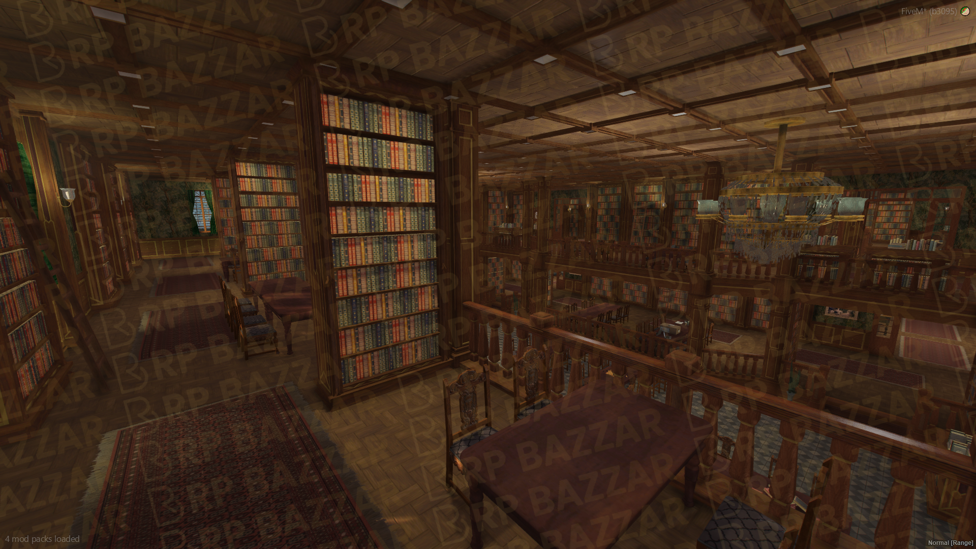 Grand Library FiveM MLO — GTA RP Interior — ESX QB QBOX — RPBazzar