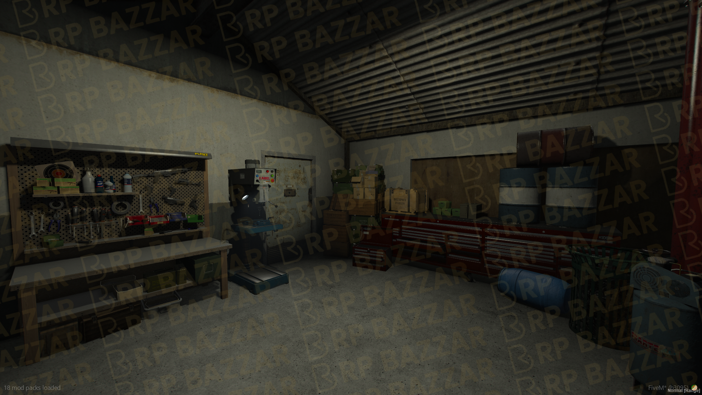 Underground Blackmarket FiveM MLO — GTA RP Interior — ESX QB QBOX — RPBazzar