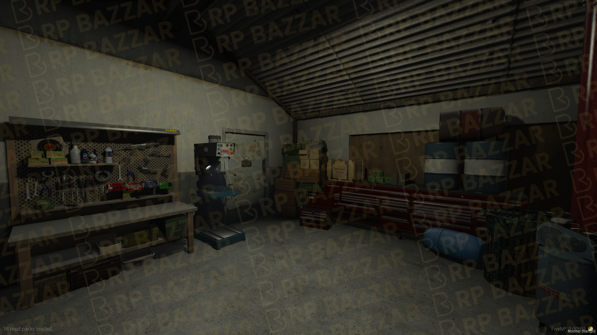 Underground Blackmarket FiveM MLO — GTA RP Interior — ESX QB QBOX — RPBazzar