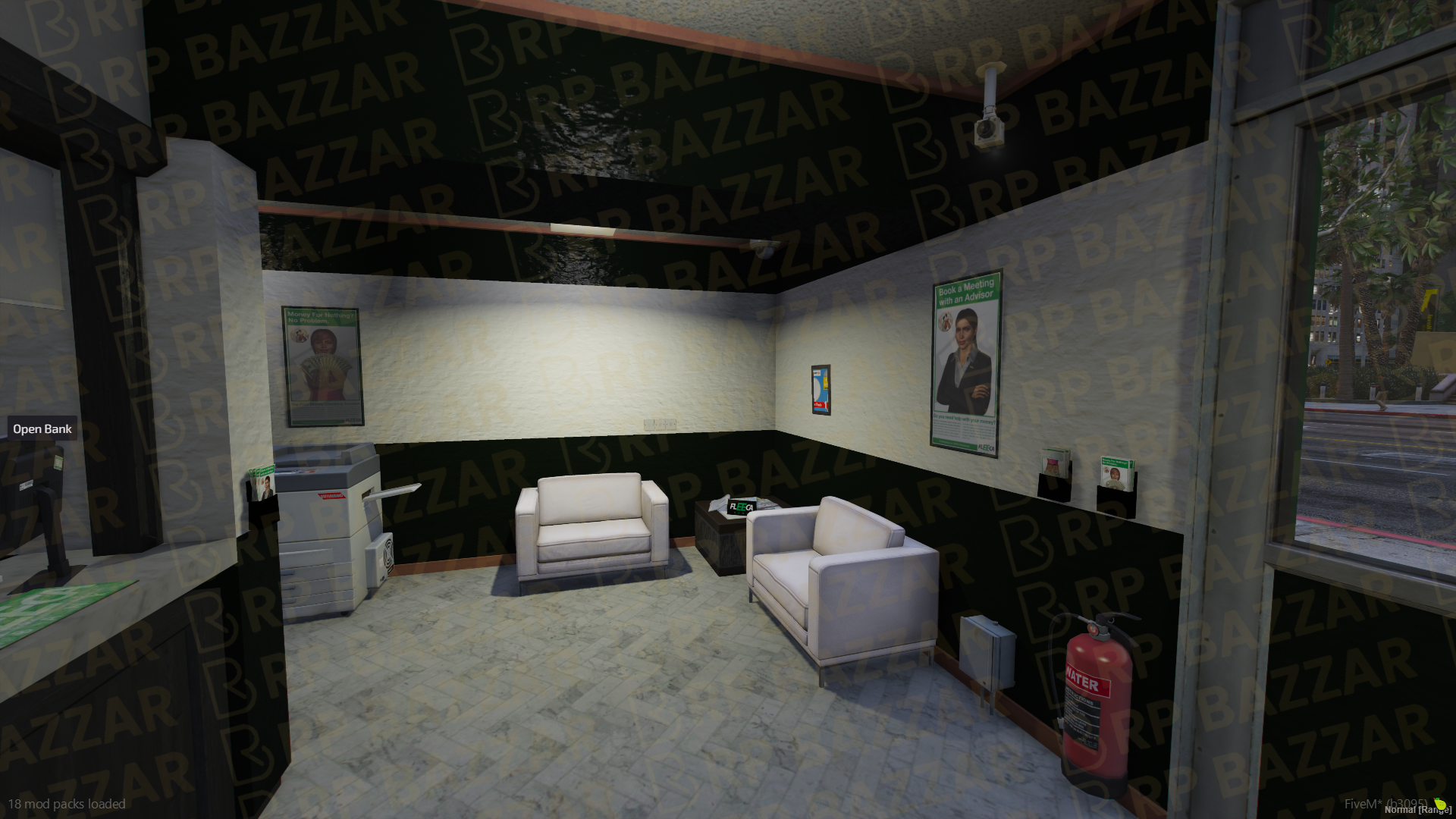 Vault Bank FiveM MLO — GTA RP Interior — ESX QB QBOX — RPBazzar