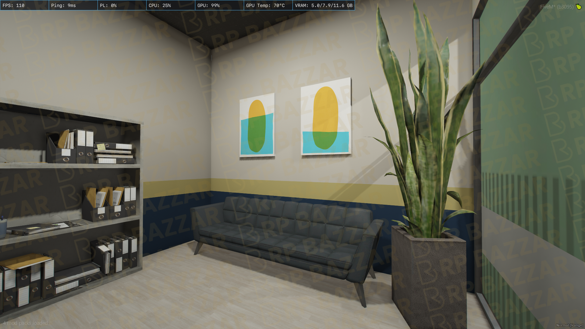 Spacious Office FiveM MLO — GTA RP Interior — ESX QB QBOX — RPBazzar