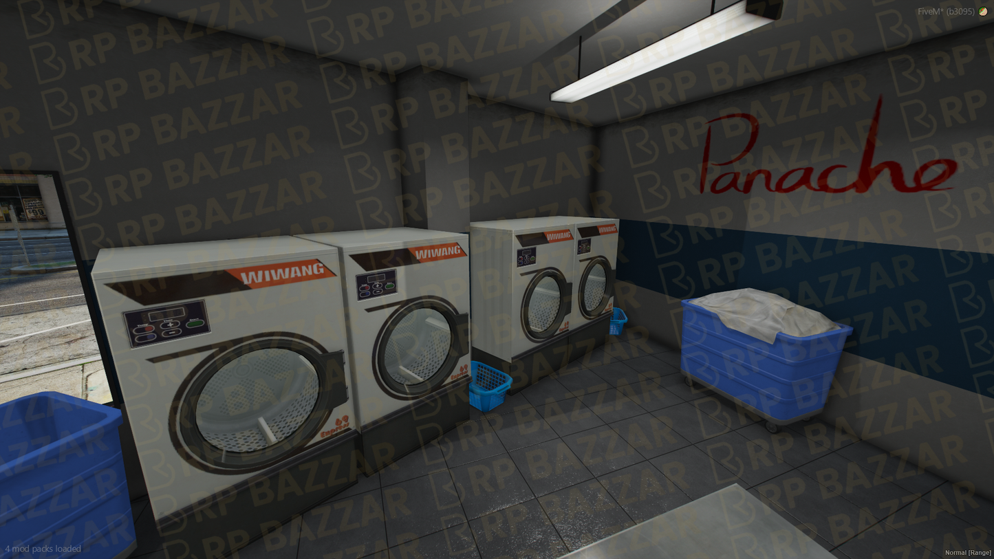 Coin Laundry Place FiveM MLO — GTA RP Interior — ESX QB QBOX — RPBazzar