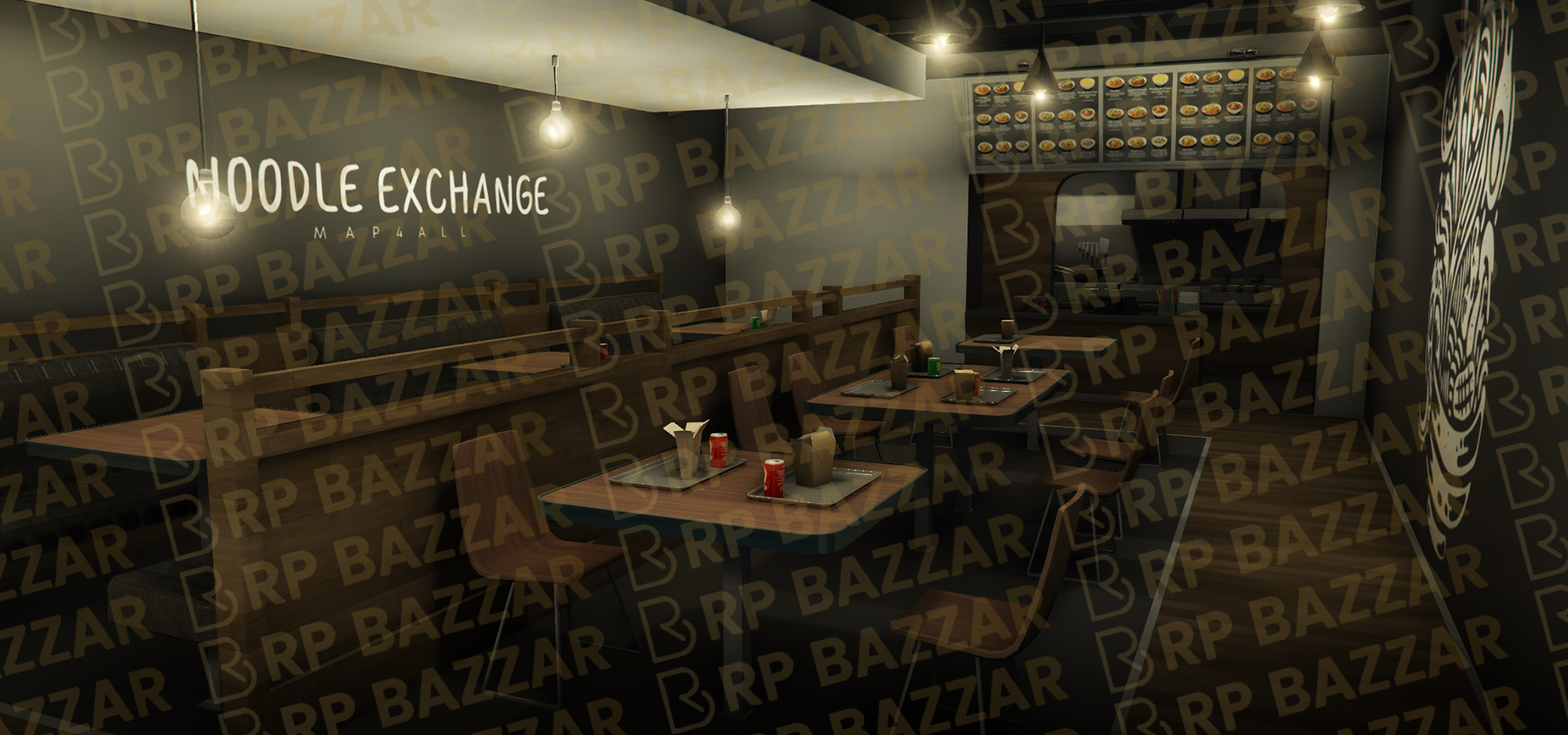 Luxury Restaurant FiveM MLO — GTA RP Interior — ESX QB QBOX — RPBazzar