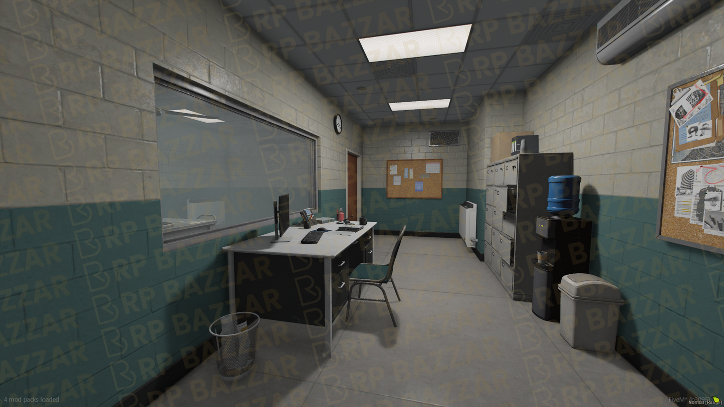 Border Police Station FiveM MLO — GTA RP Interior — ESX QB QBOX — RPBazzar