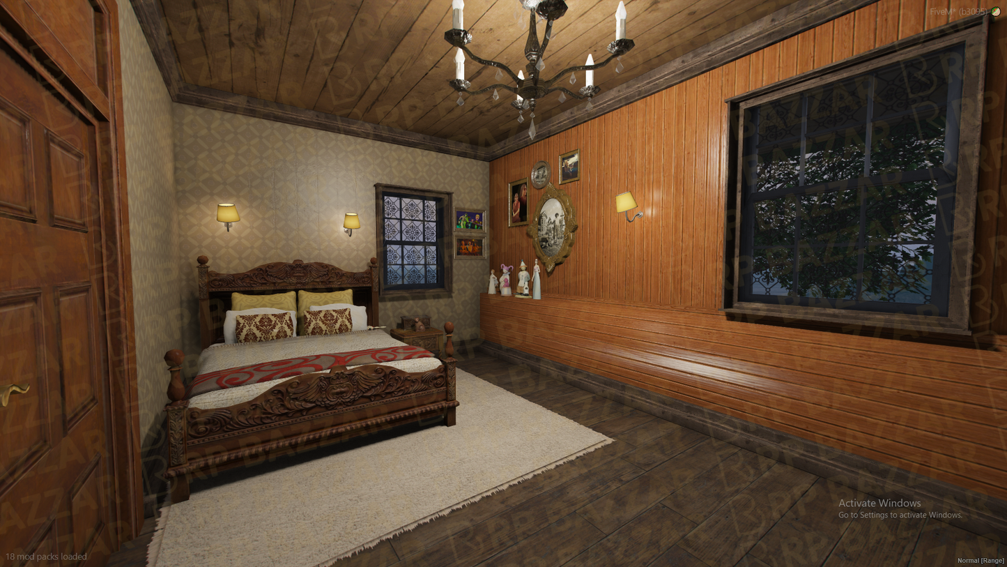 Rustic House FiveM MLO — GTA RP Interior — ESX QB QBOX — RPBazzar