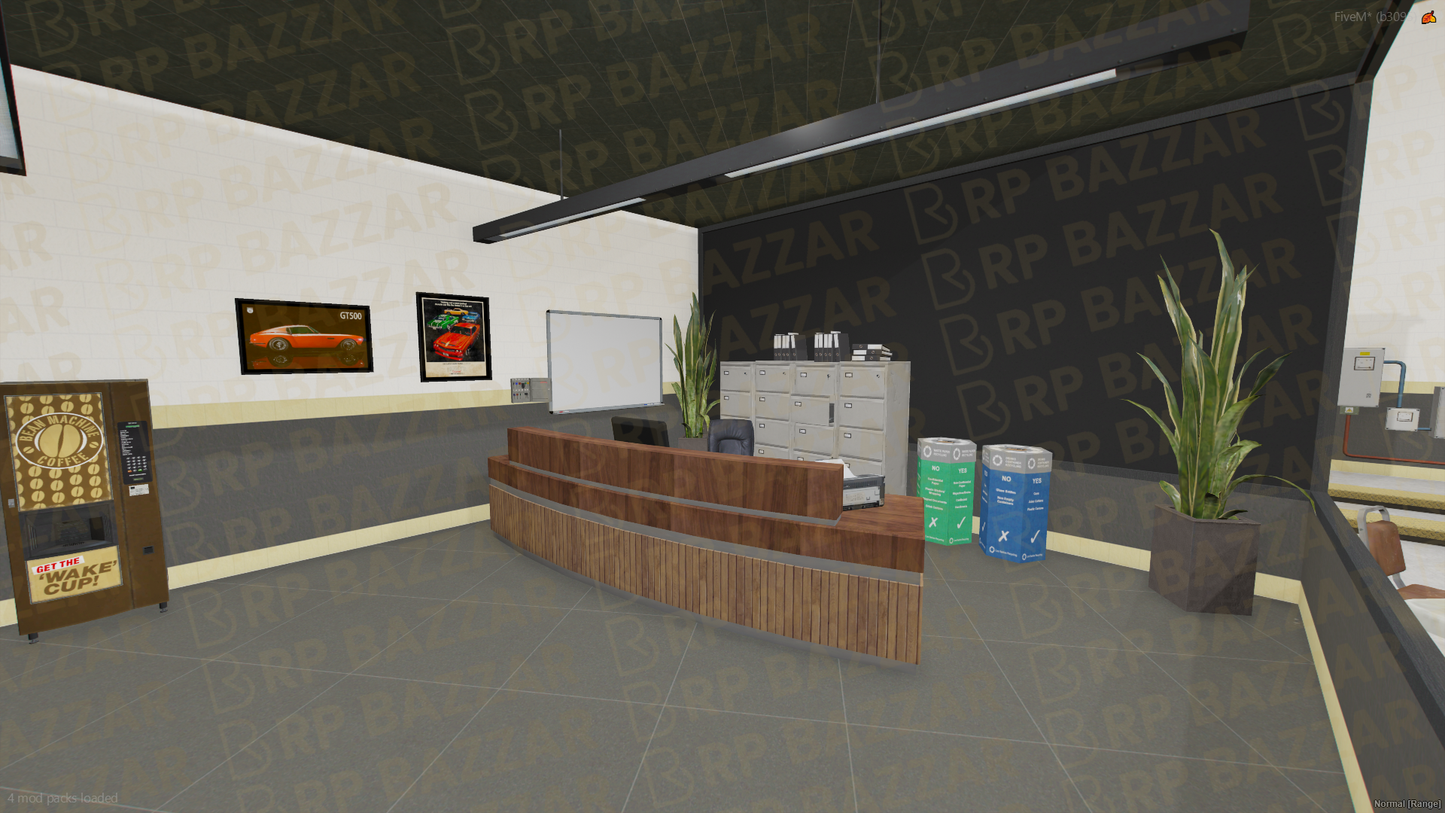 Elite Repair Station FiveM MLO — GTA RP Interior — ESX QB QBOX — RPBazzar