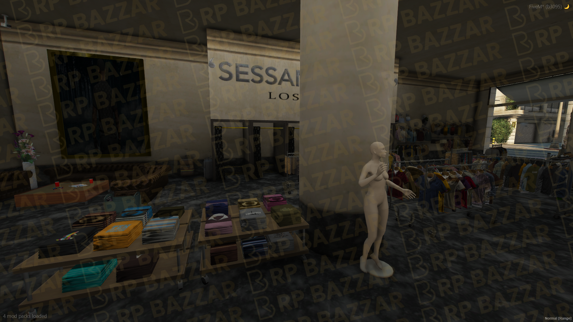 Downtown Shopping Mall FiveM MLO — GTA RP Interior — ESX QB QBOX — RPBazzar