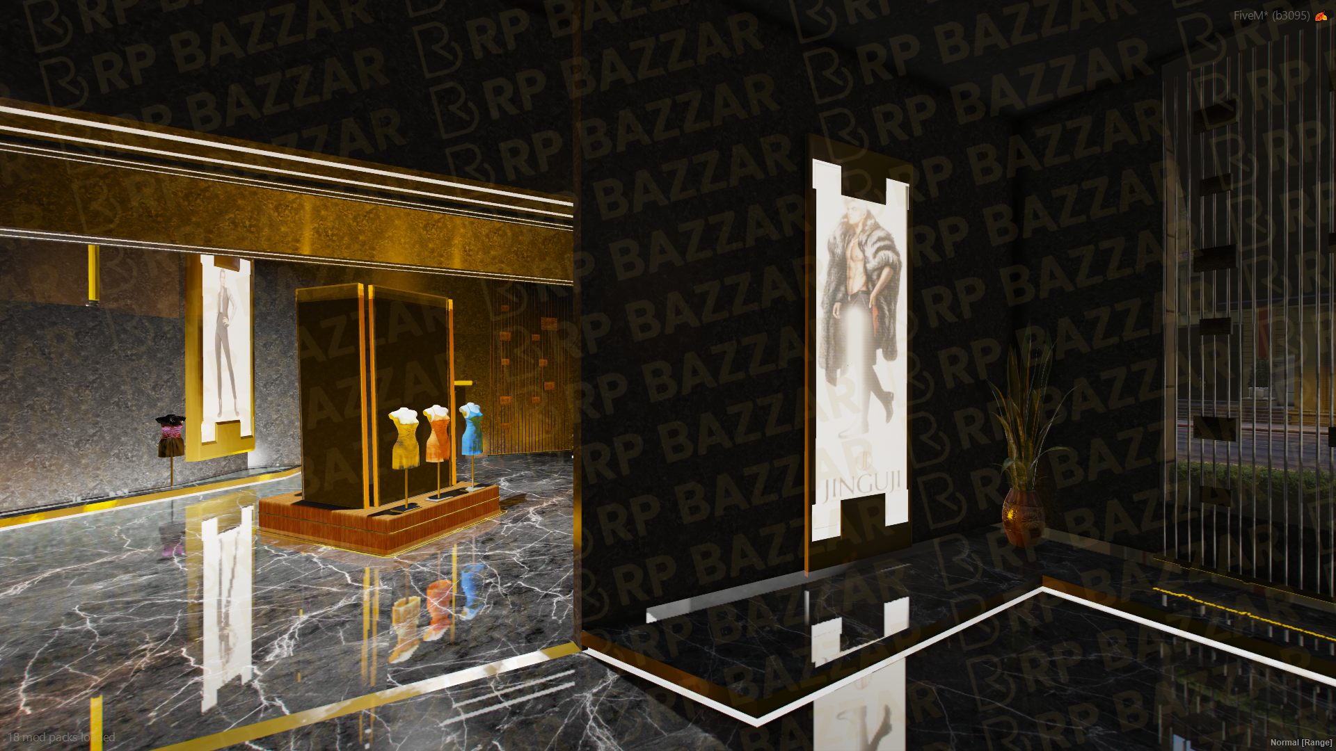 Stylish Clothing Store FiveM MLO — GTA RP Interior — ESX QB QBOX — RPBazzar