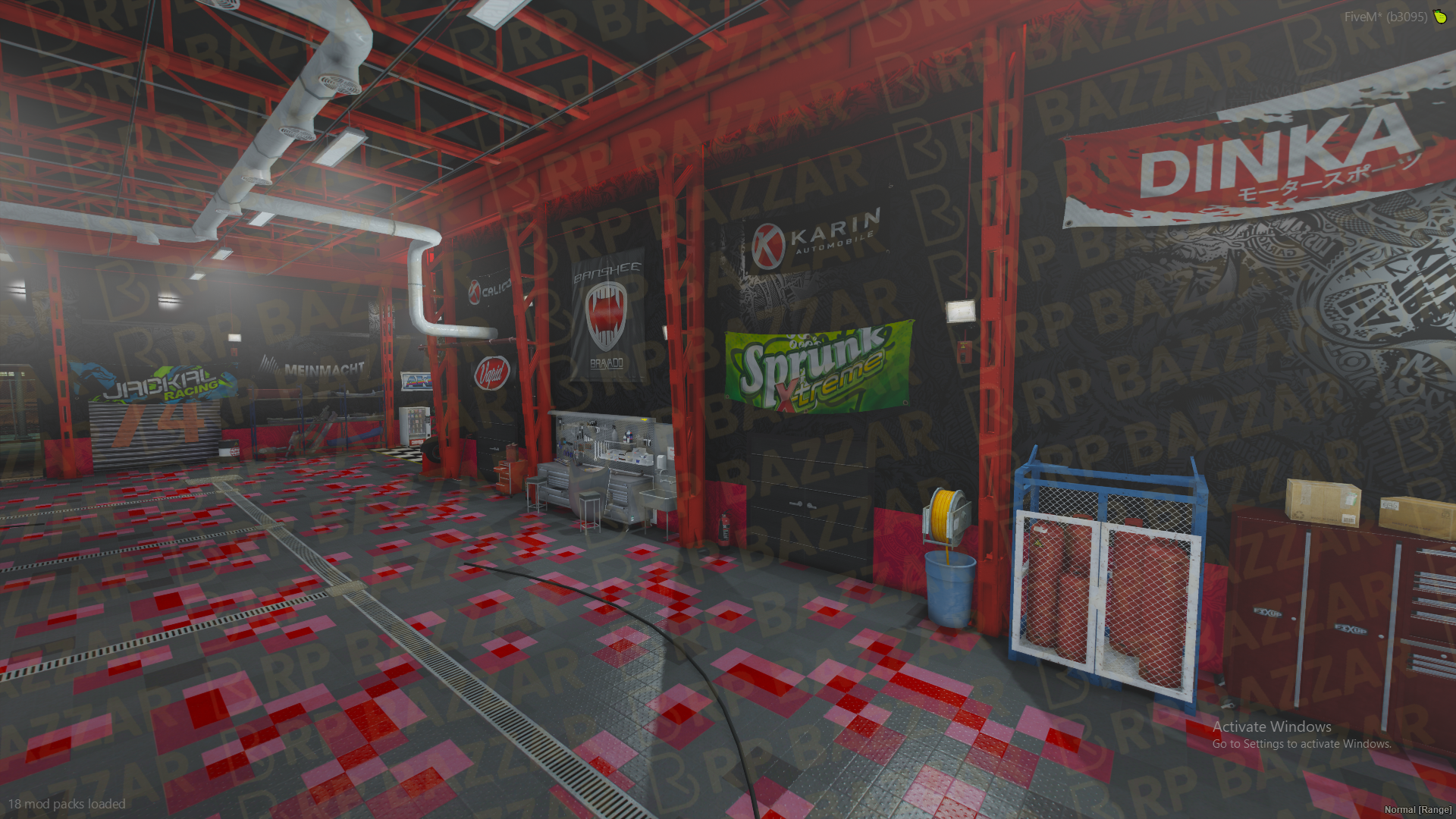 Tricked-Out Mechanic Shop FiveM MLO — GTA RP Interior — ESX QB QBOX — RPBazzar