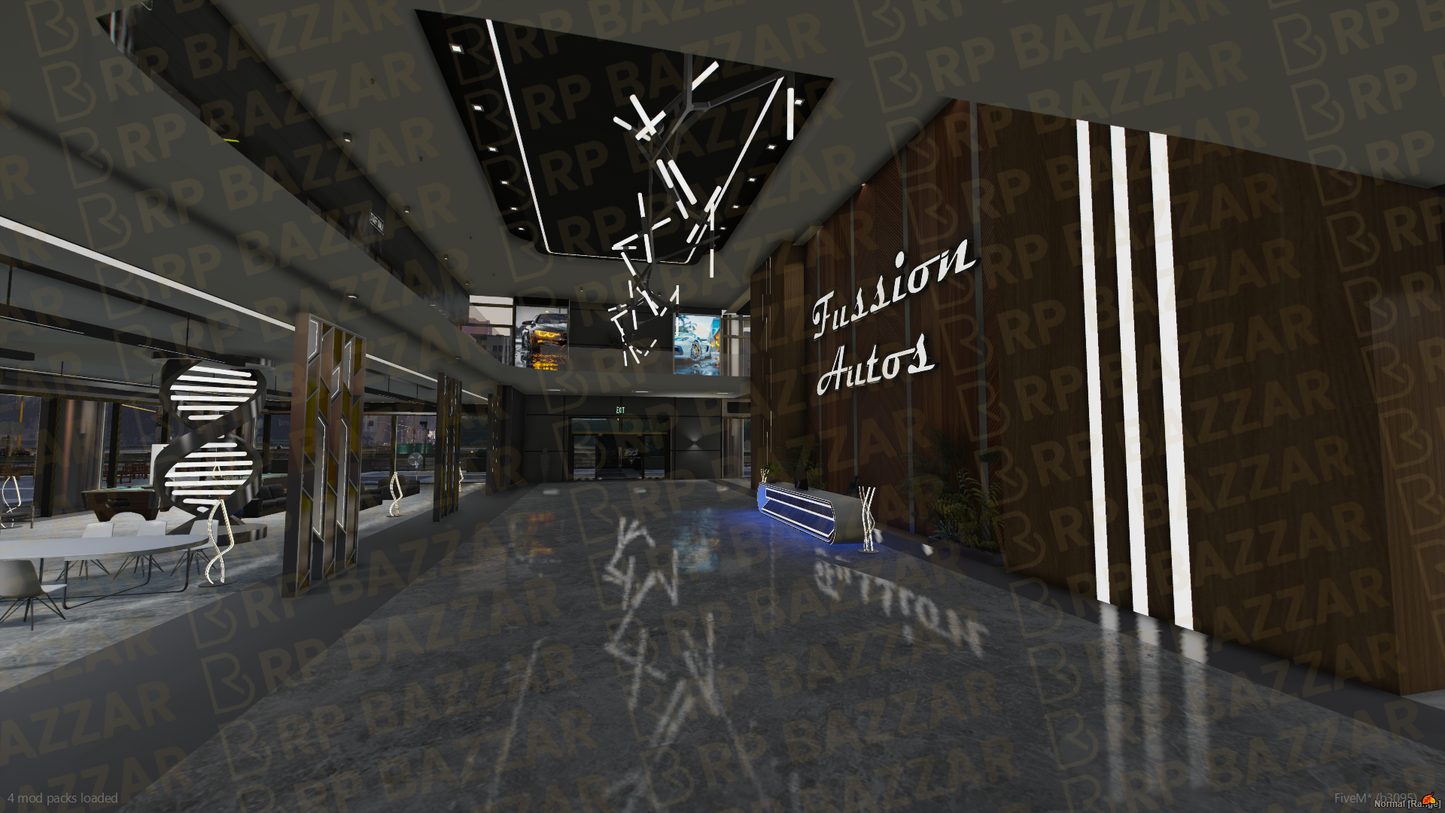 Luxury Vehicle Shop FiveM MLO — GTA RP Interior — ESX QB QBOX — RPBazzar