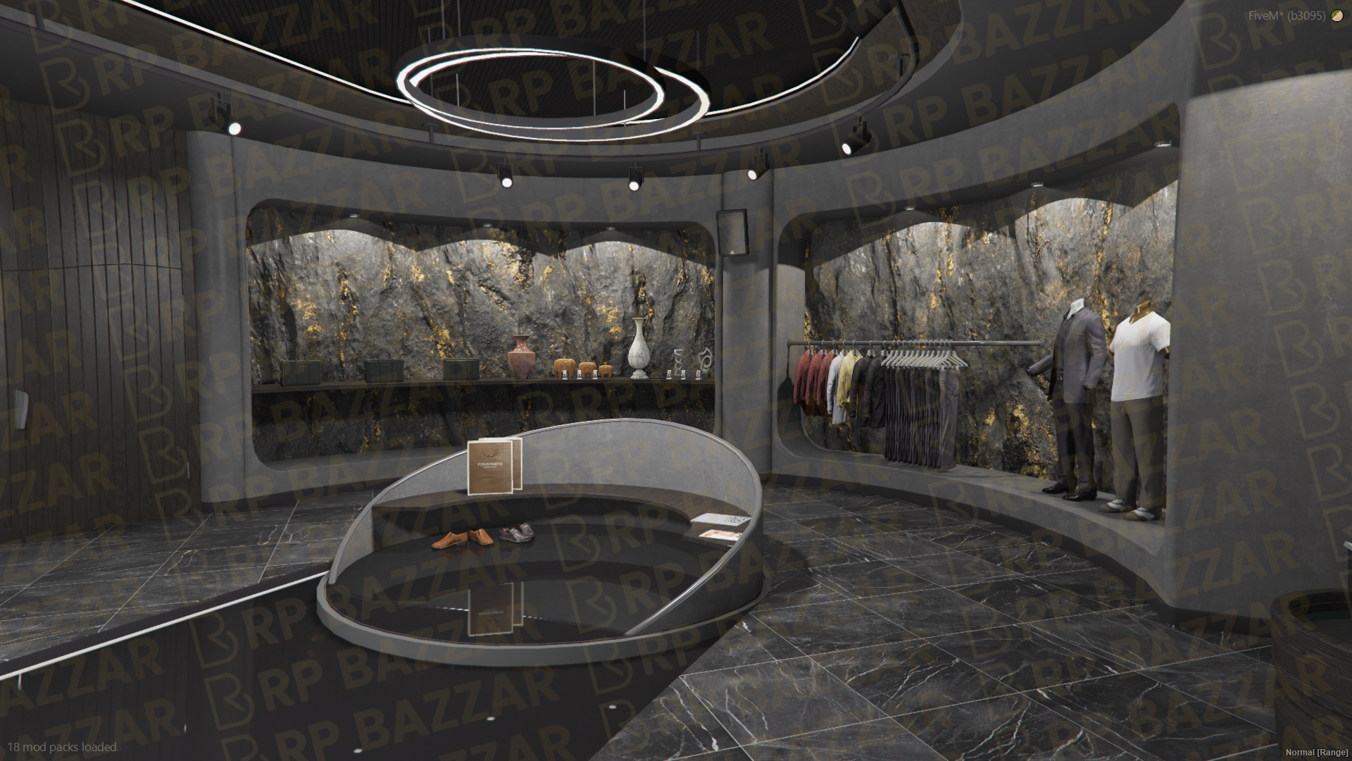 Elite Clothing Store FiveM MLO — GTA RP Interior — ESX QB QBOX — RPBazzar