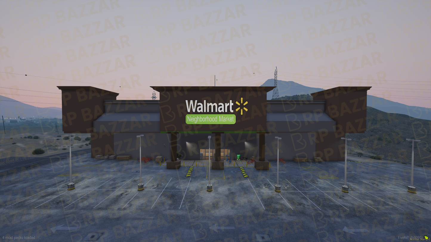 Premium Shopping Mall FiveM MLO — GTA RP Interior — ESX QB QBOX — RPBazzar