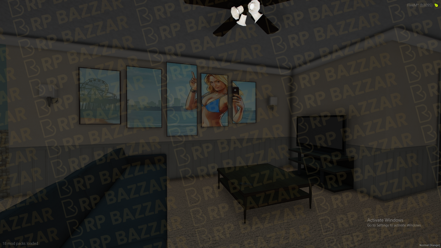 Outlaw House FiveM MLO — GTA RP Interior — ESX QB QBOX — RPBazzar